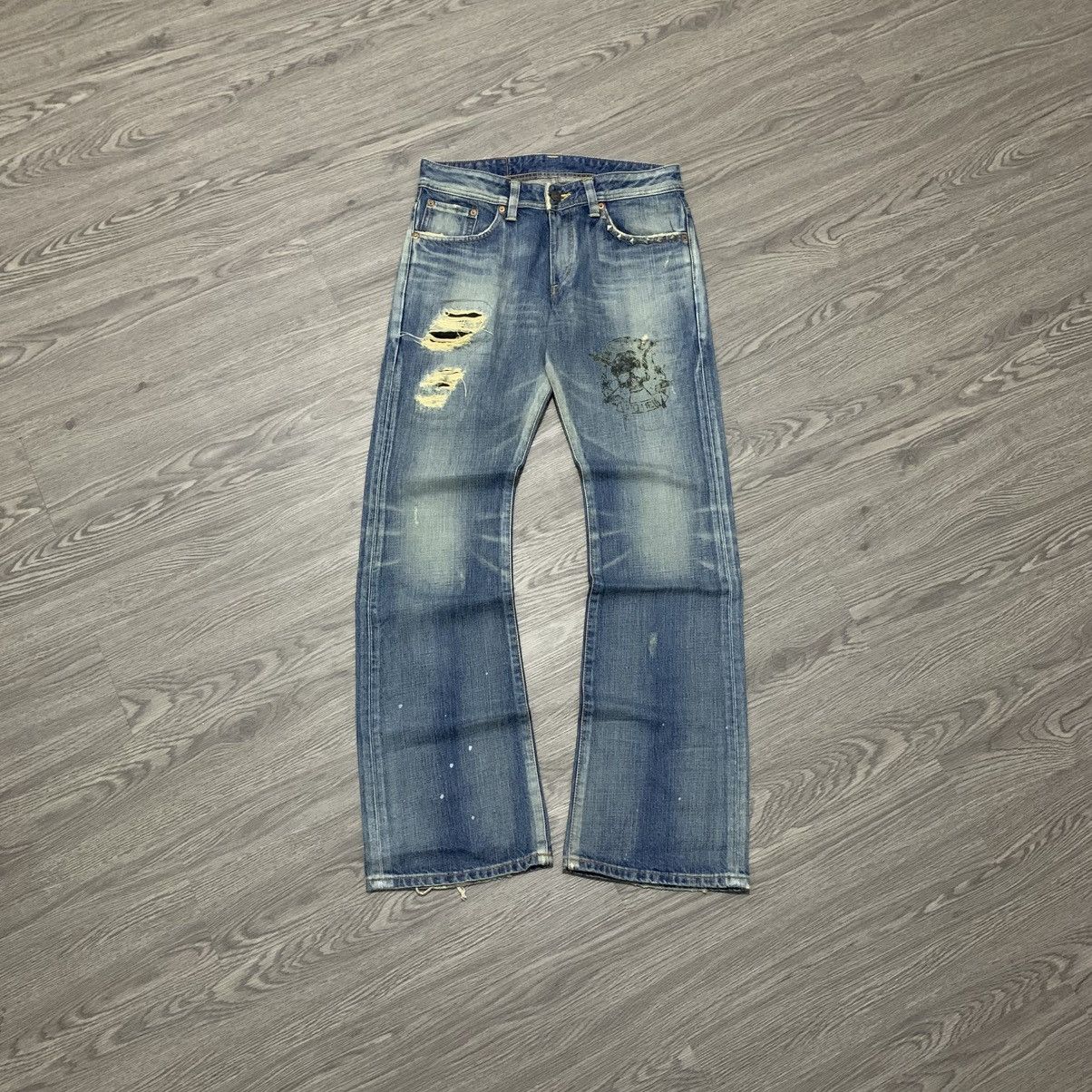 Edwin EDWIN DISTRESSED BOOTCUT JEANS Size US 30 / EU 46 - 1 Thumbnail