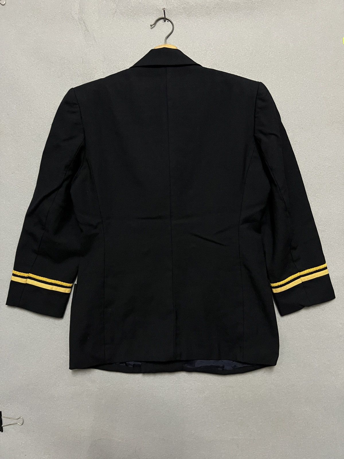 Polo Ralph Lauren 339. VINTAGE RALPH LAUREN NAVY MILITARY GOLD EQUESTRIAN HAT Size 48L - 2 Thumbnail