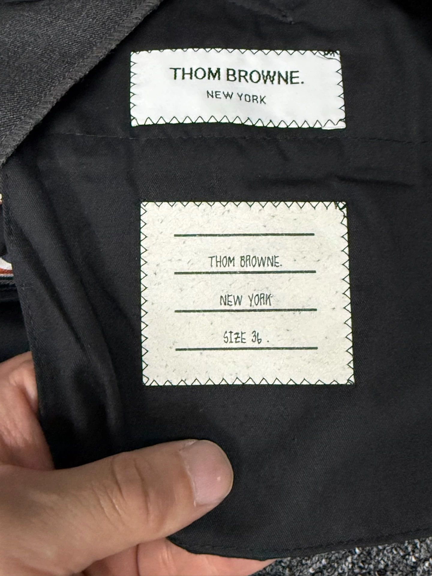 Thom Browne Thom Browne Classic Deep Gray Wool Trousers Size 25" / US 0 / IT 36 - 4 Thumbnail