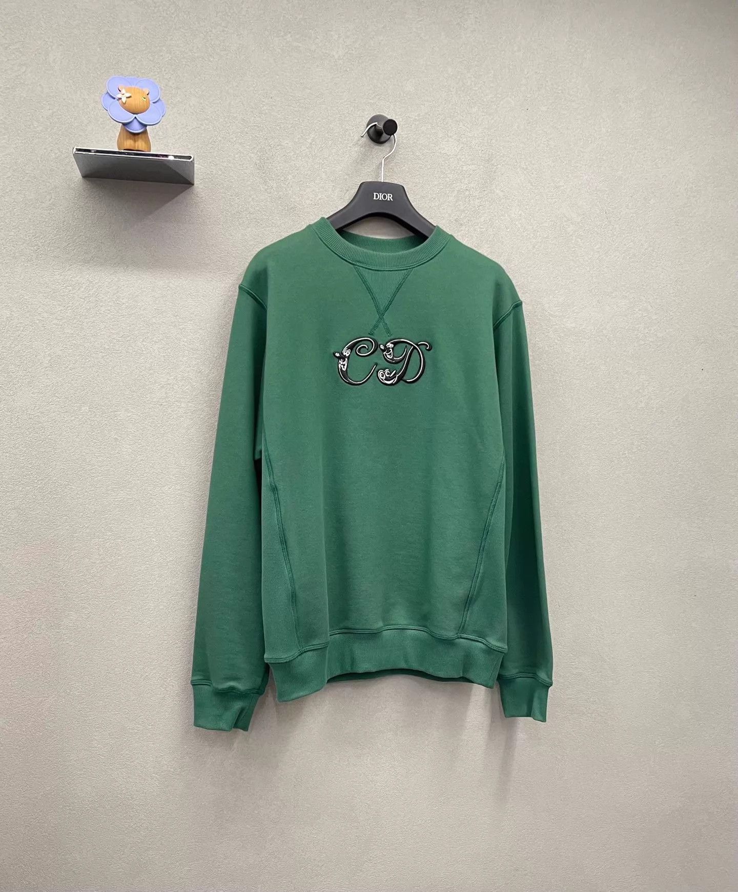 Dior DIOR military green crewneck sweatshirt size S Size US S / EU 44-46 / 1 - 3 Thumbnail