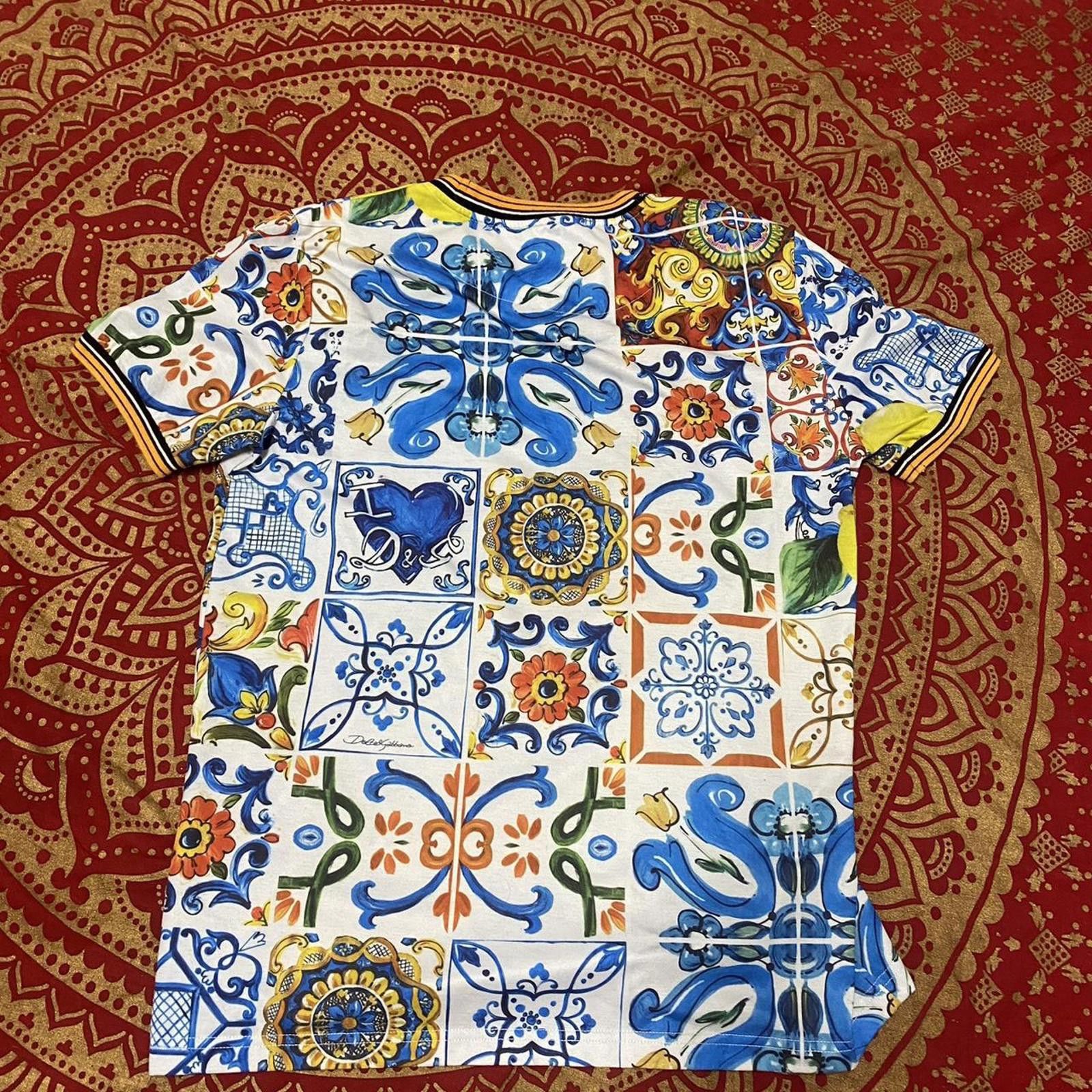 Dolce & Gabbana Men’s D&G / DOLCE GABBANA shirt in classic bold design Size US L / EU 52-54 / 3 - 4 Thumbnail