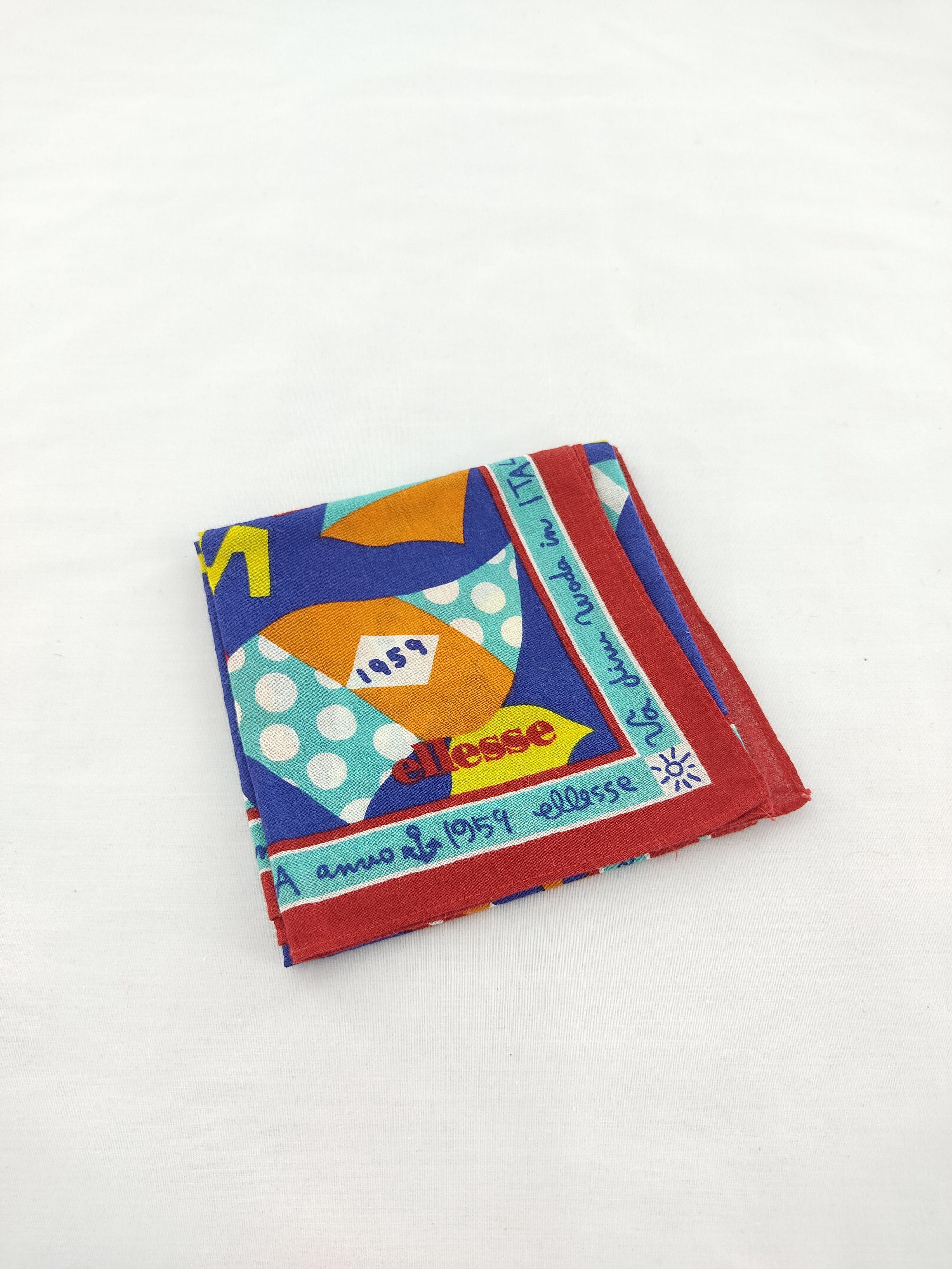 Ellesse × Vintage Vintage Ellesse Handkerchief / Neckwear / Bandana Size ONE SIZE - 2 Thumbnail