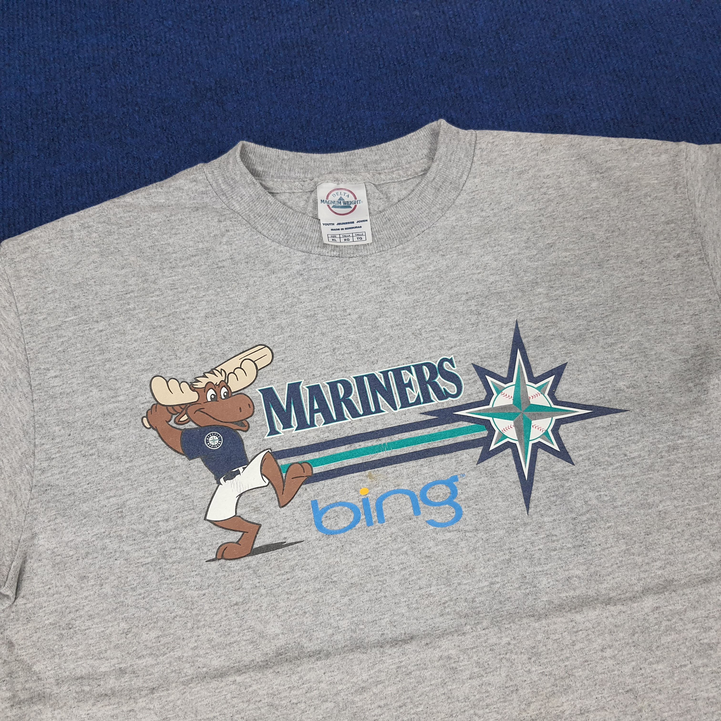 MLB × Vintage Vintage MLB Mariners bing Baseball Sports T-shirt Size US M / EU 48-50 / 2 - 2 Thumbnail