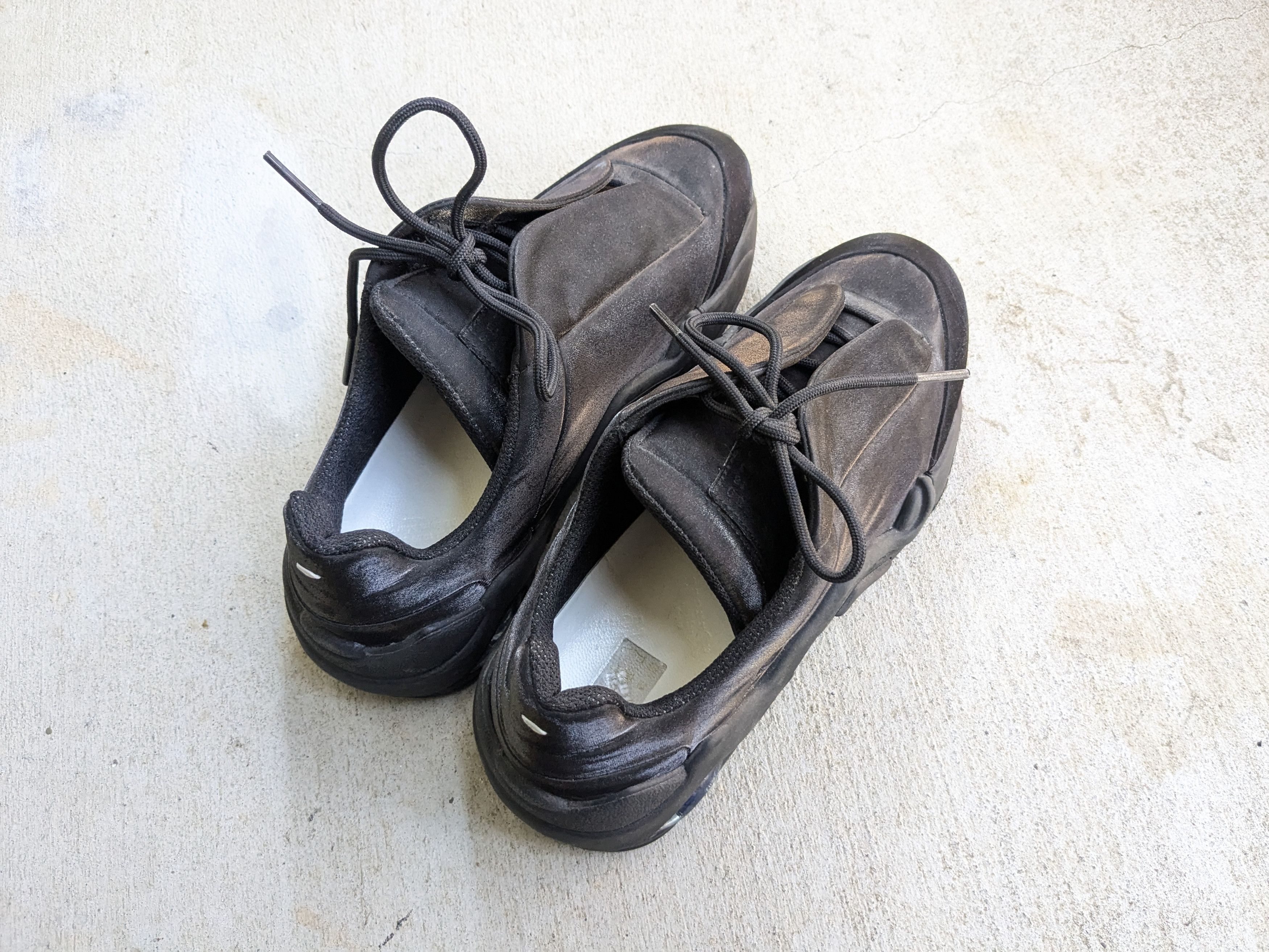 Maison Margiela Maison Margiela Future Black Low Satin 10 43 Size US 10 / EU 43 - 16 Thumbnail