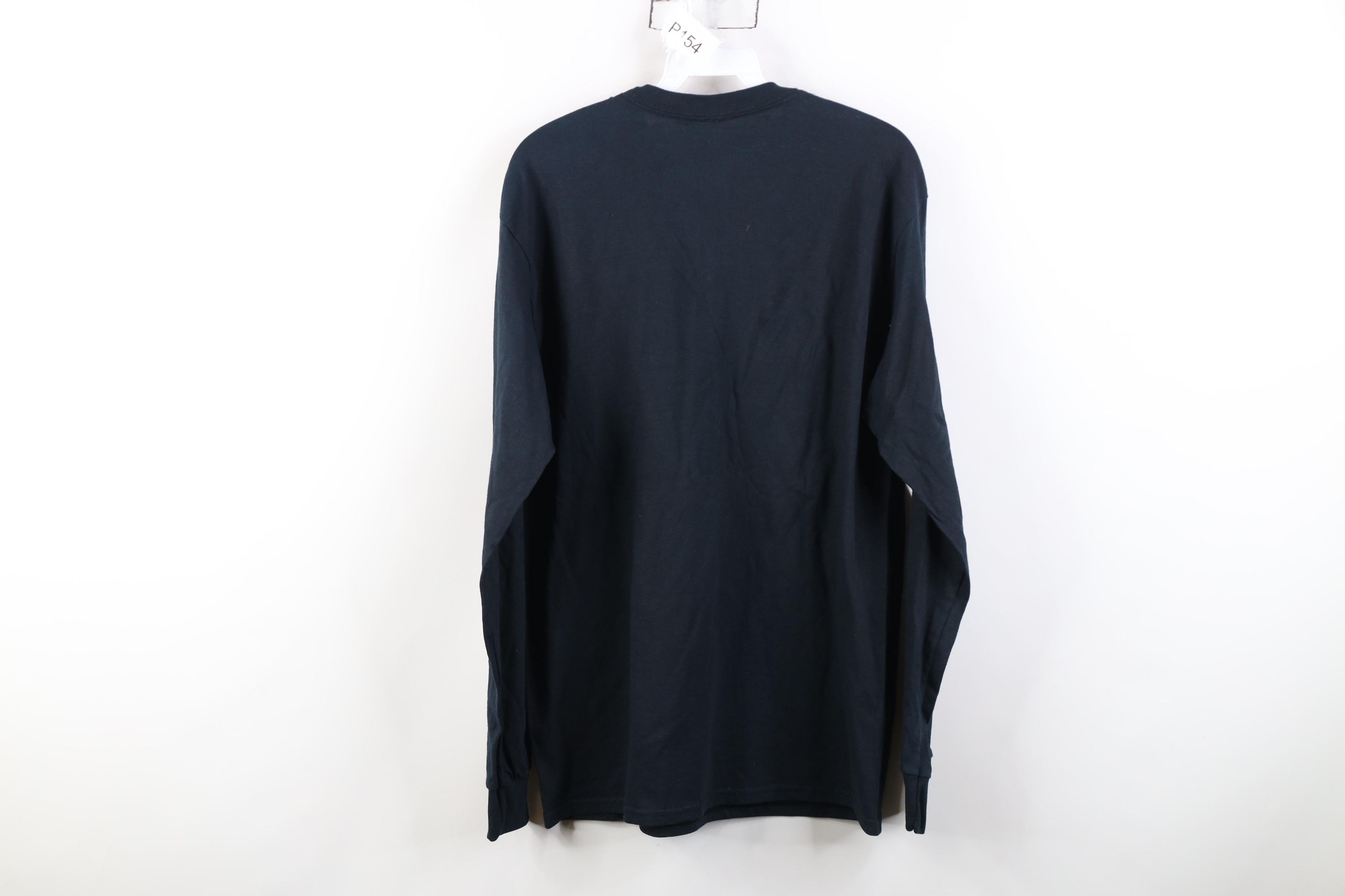 Vintage Vintage 90s Y2K Streetwear Cotton Long Sleeve T-Shirt Black Size US S / EU 44-46 / 1 - 9 Thumbnail