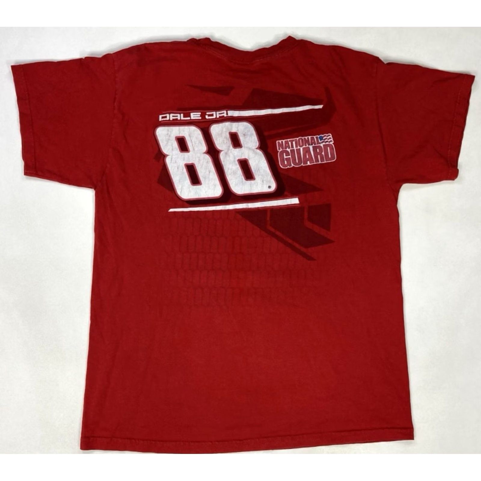 NASCAR Nascar Nascar National Guard Dale Earnhardt Jr Graphic T-shirt Men Large Red Size US L / EU 52-54 / 3 - 3 Thumbnail