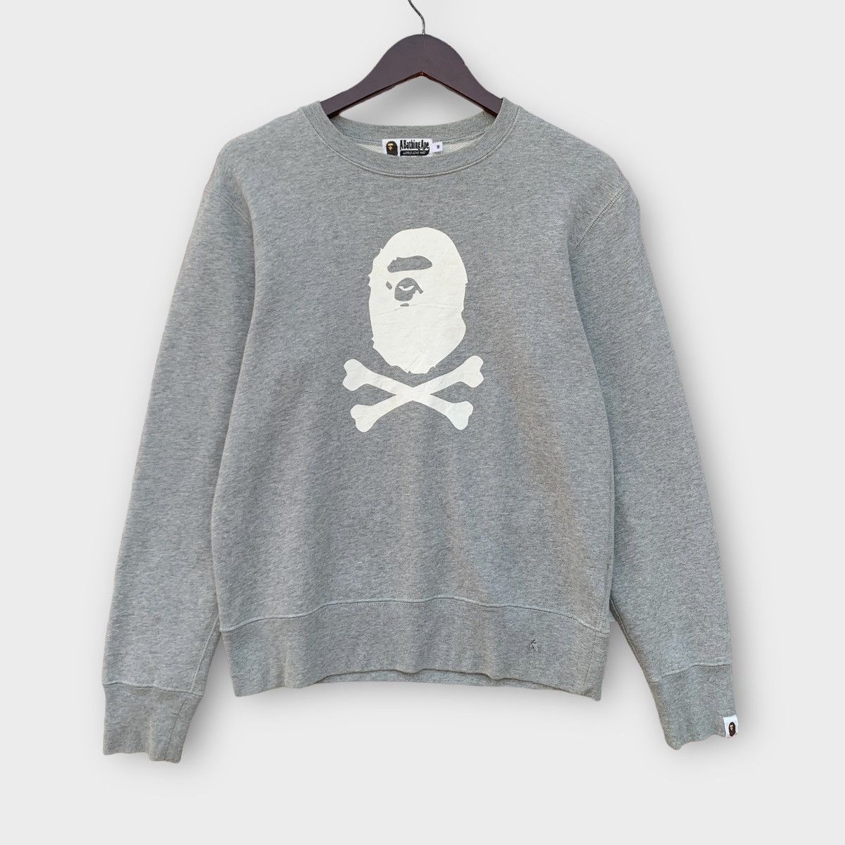 Bape Bape Pirates Cross Bones Crewneck Size US M / EU 48-50 / 2 - 1 Thumbnail