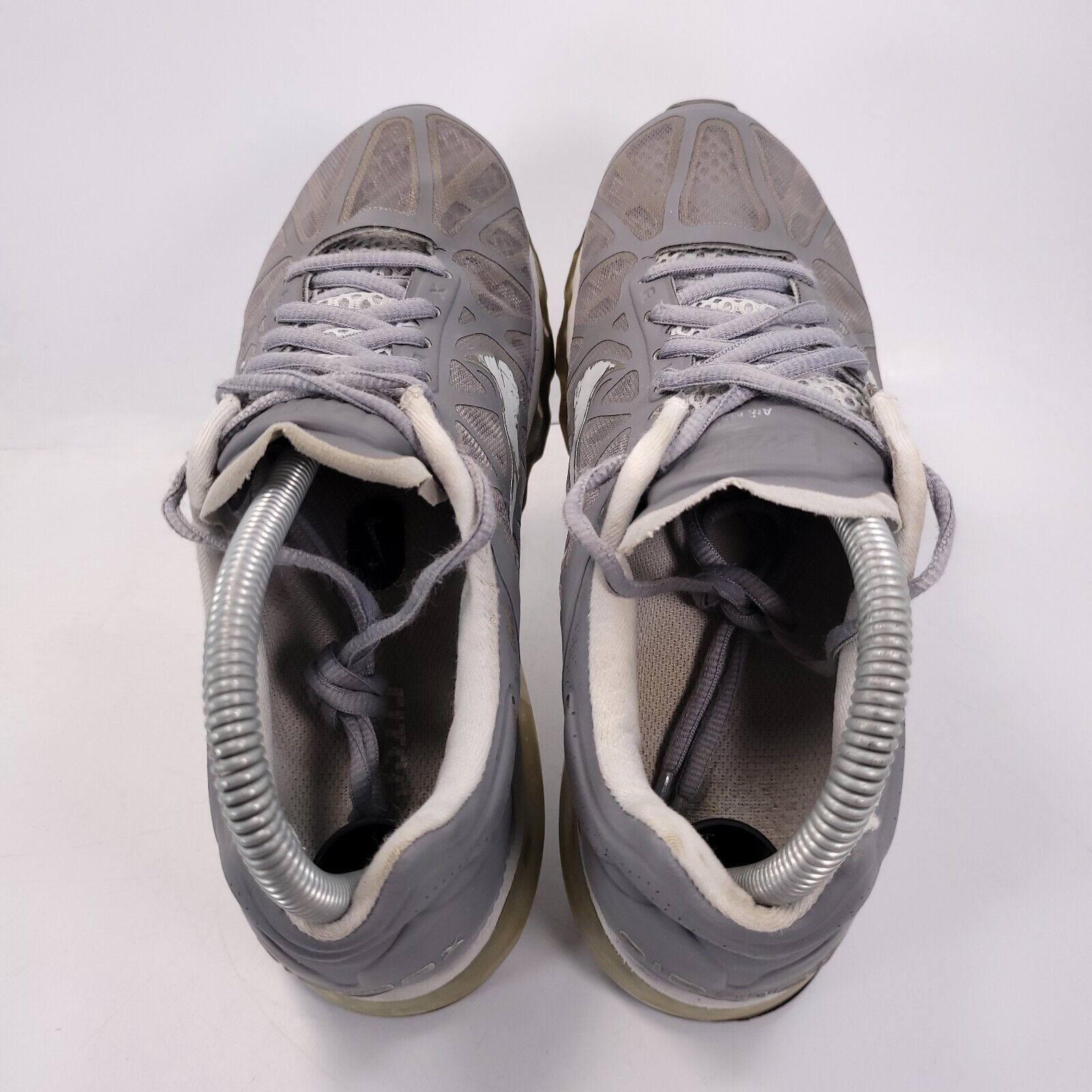 Nike Nike Air Max+ Shoe Womens Size 7.5 429890-010 Gray White Size US 7.5 / IT 37.5 - 4 Thumbnail