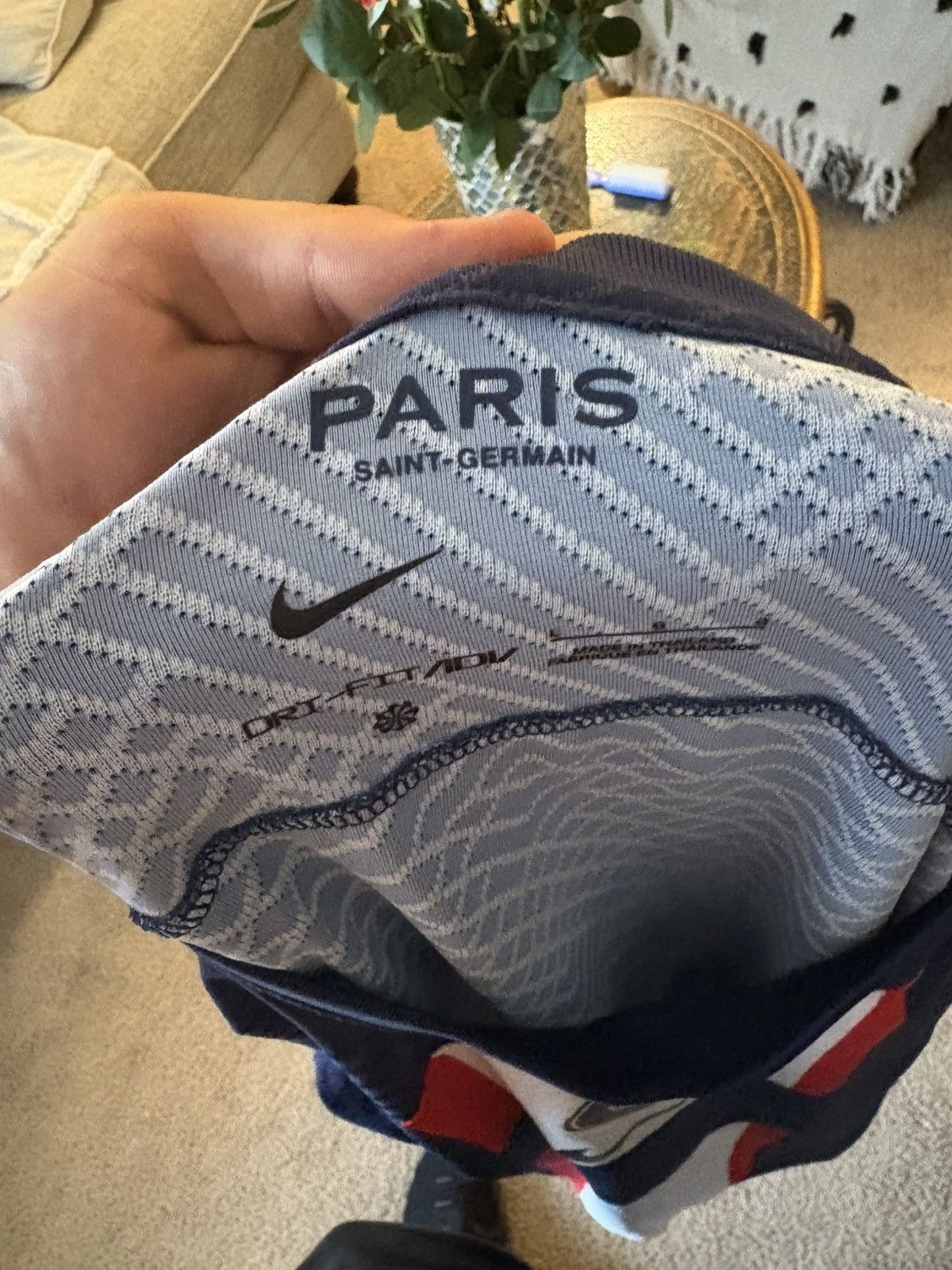 Nike Nike Paris Saint-Germain PSG Soccer Jersey Size US L / EU 52-54 / 3 - 3 Thumbnail