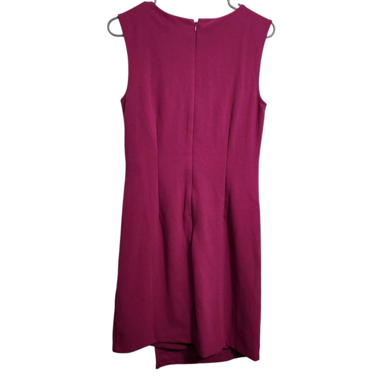 Vintage Lascana Womens Tank Dress, Size 10, Knee Length, Lined, Purple Size L / US 10 / IT 46 - 2 Thumbnail