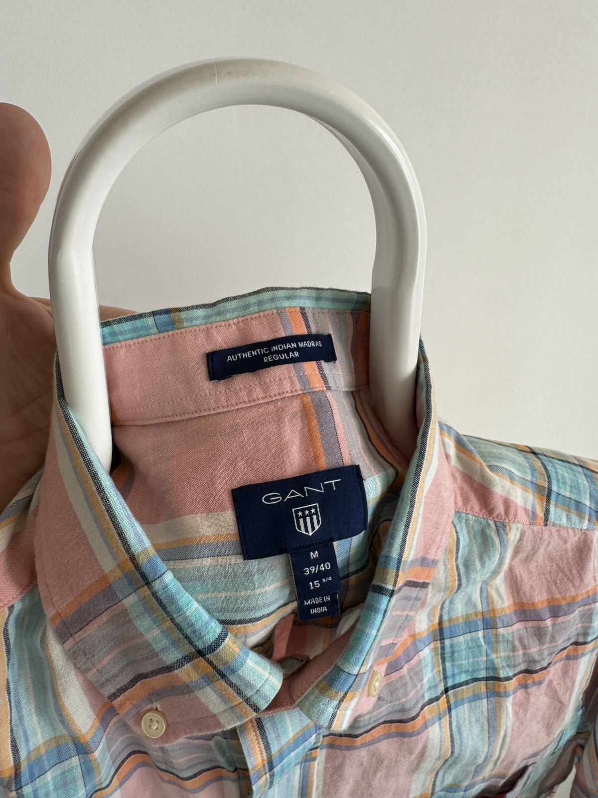Gant Vintage Gant Authentic Indian Madras Short Sleeve Shirt Size US M / EU 48-50 / 2 - 3 Thumbnail