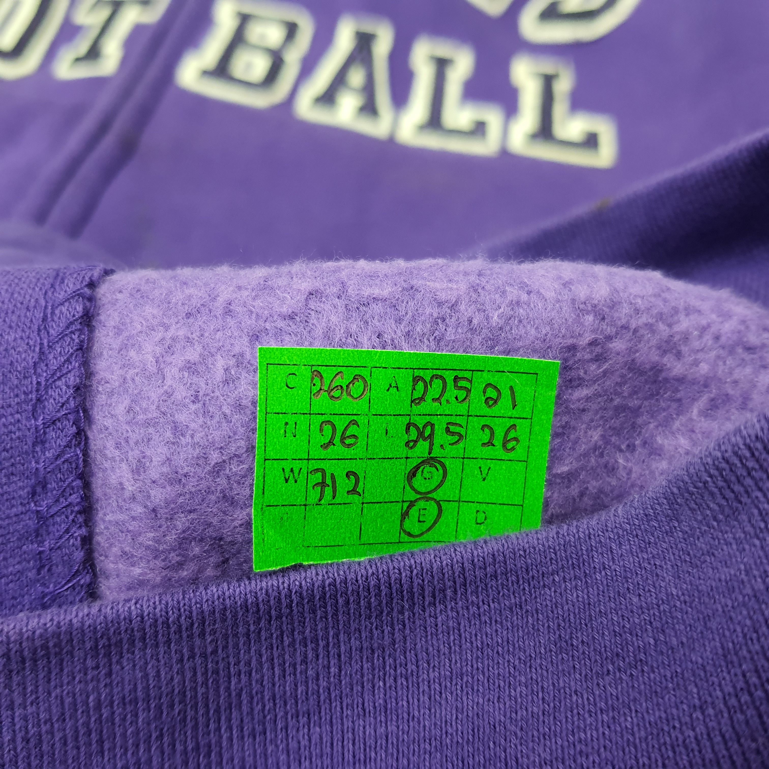 NFL Vintage NFL Ravens Football Team Zipper Hoodie C260N26 Size US M / EU 48-50 / 2 - 6 Thumbnail