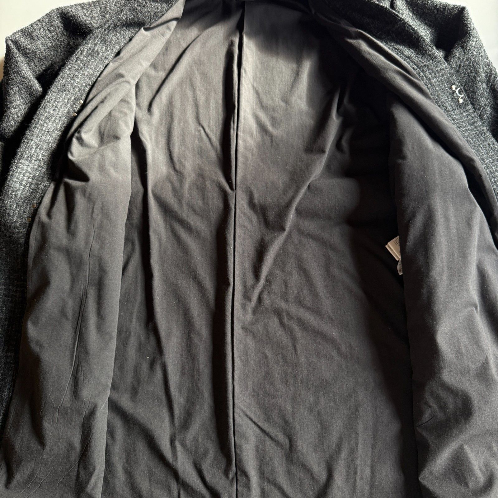 URBAN RESEARCH DOORS Urban Research DOORS Gray Wool Blend Belted Robe Coat Size US M / EU 48-50 / 2 - 3 Thumbnail