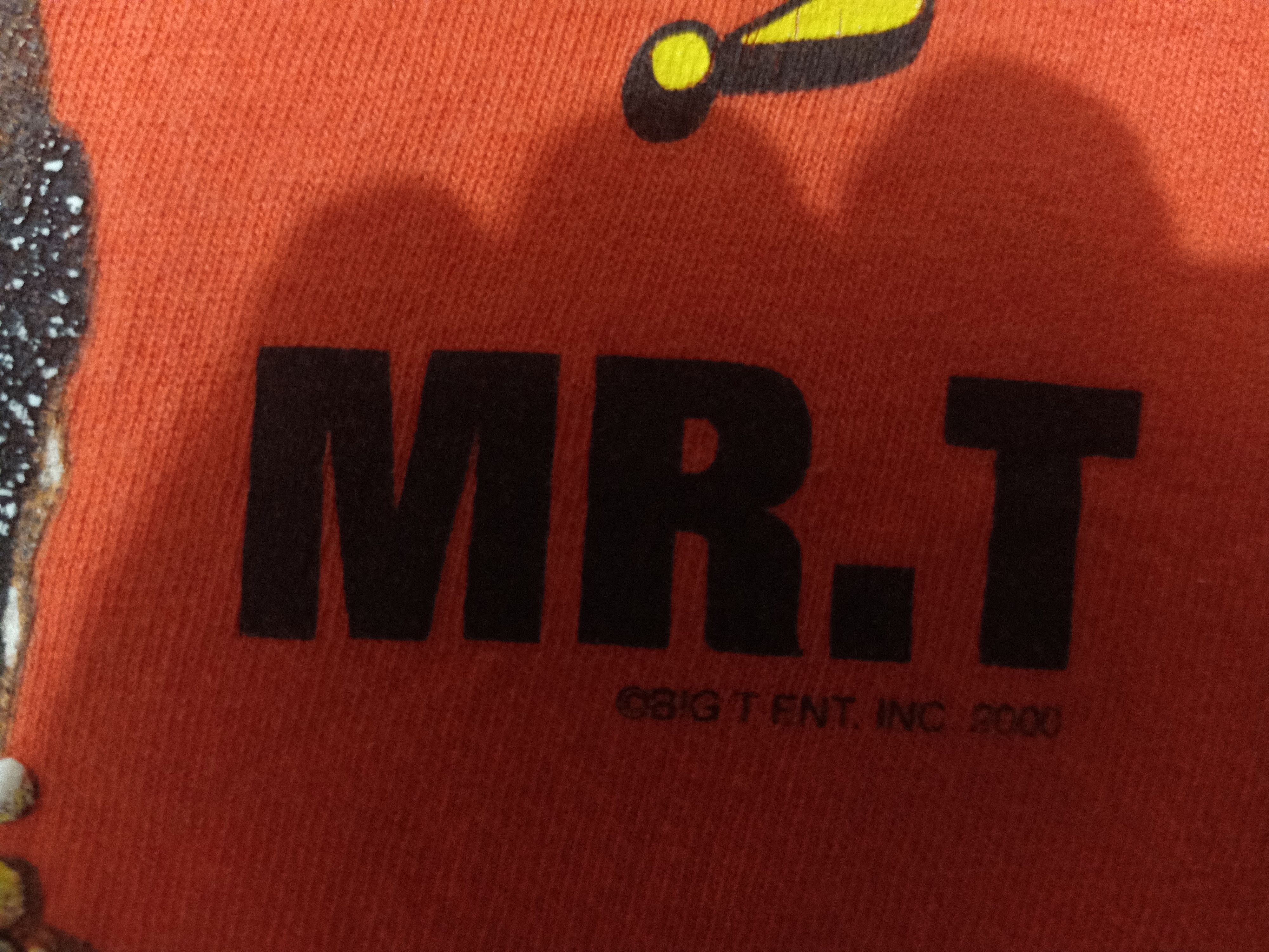 Rap Tees × Vintage Vintage Y2K MR. T I Pity The Fool! Size US L / EU 52-54 / 3 - 3 Thumbnail