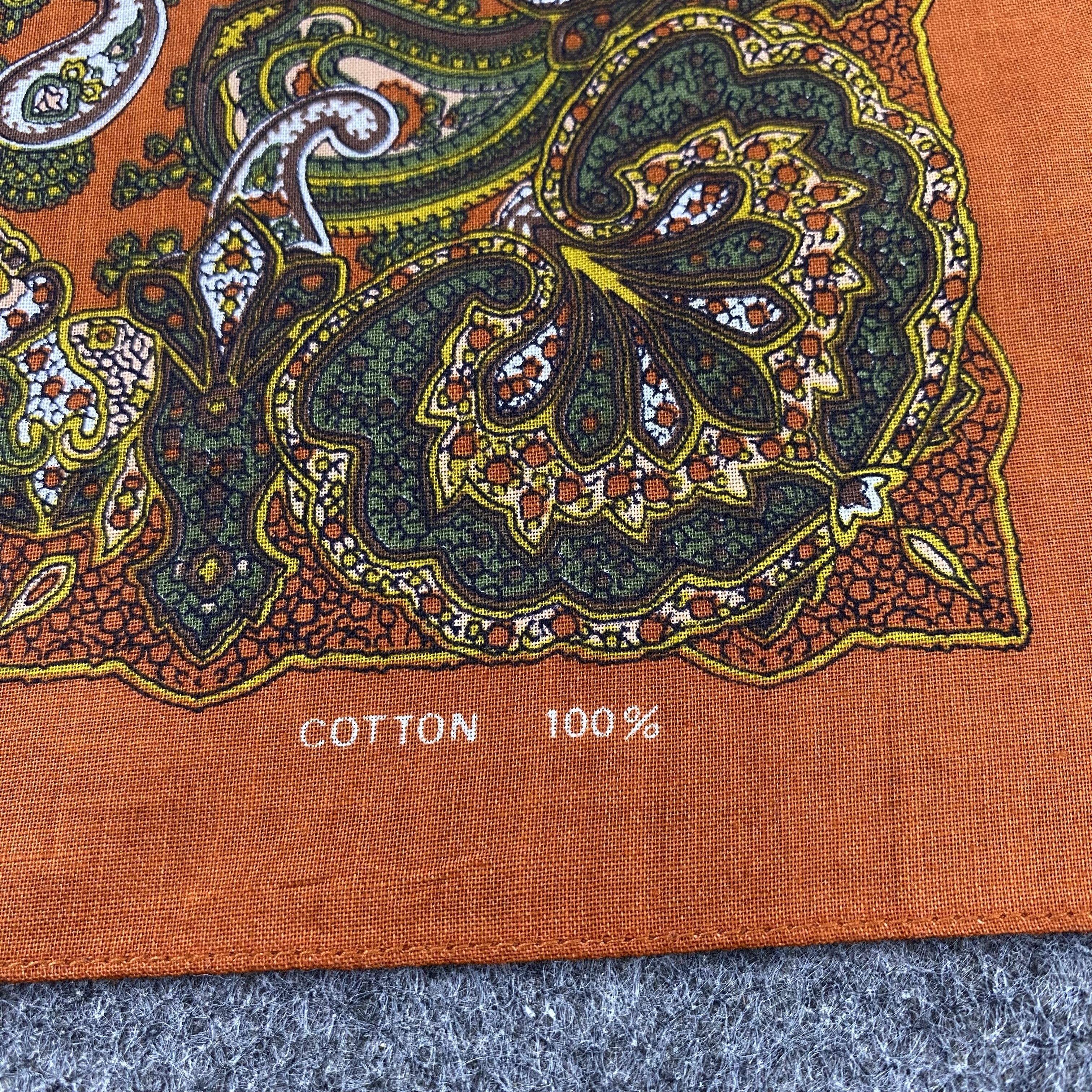 Japanese Brand Paislee Handkerchief / Bandana / Neckerchief-B1424 Size ONE SIZE - 7 Thumbnail