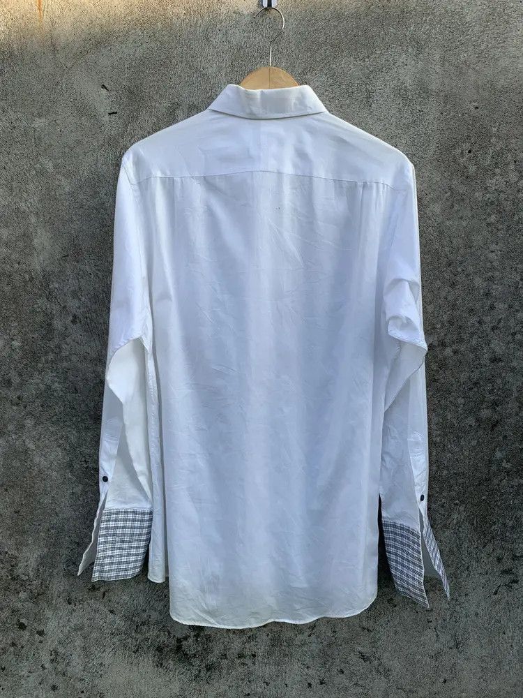 Burberry Burbarry black label novacheck rib withe dress shirt Size US L / EU 52-54 / 3 - 4 Thumbnail