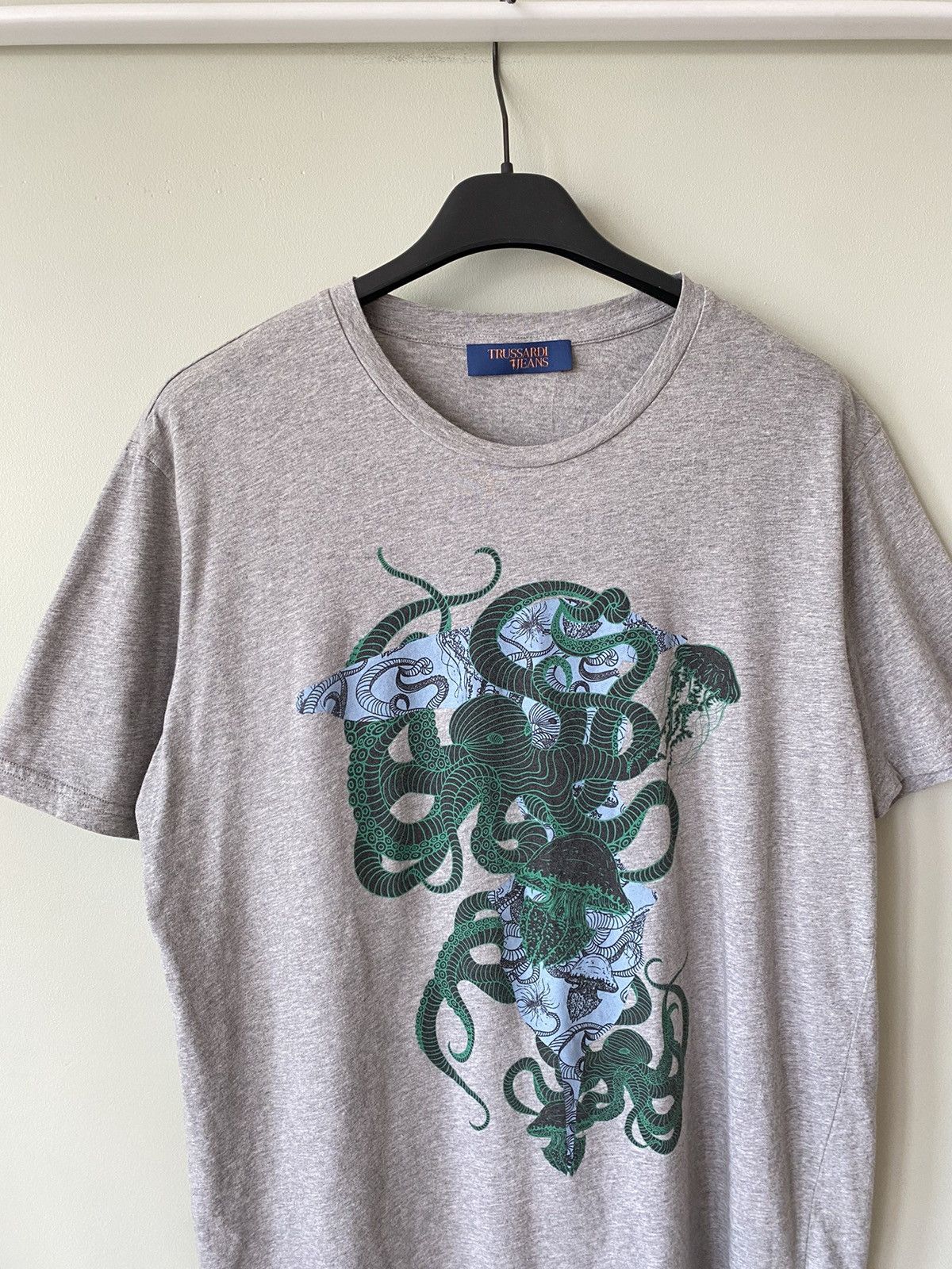 Trussardi Trussardi Jeans jellyfish t shirt Size US XL / EU 56 / 4 - 2 Thumbnail
