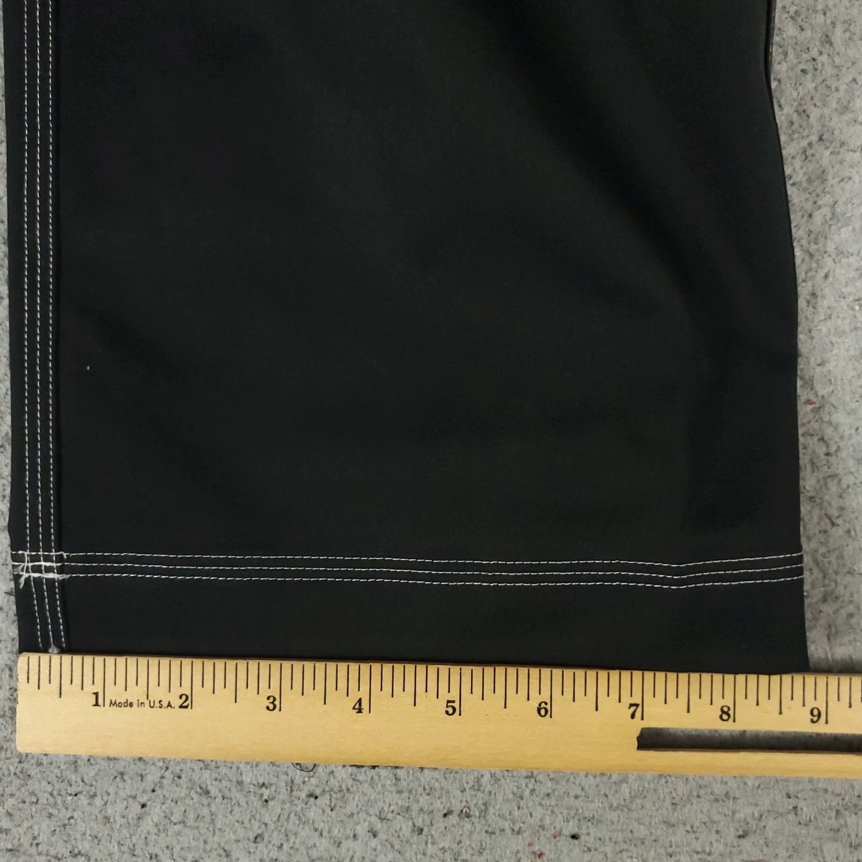 Adidas Adidas Chino Pants Mens 34x32 Black Flat Front Casual Golf Trousers Size US 34 / EU 50 - 6 Thumbnail