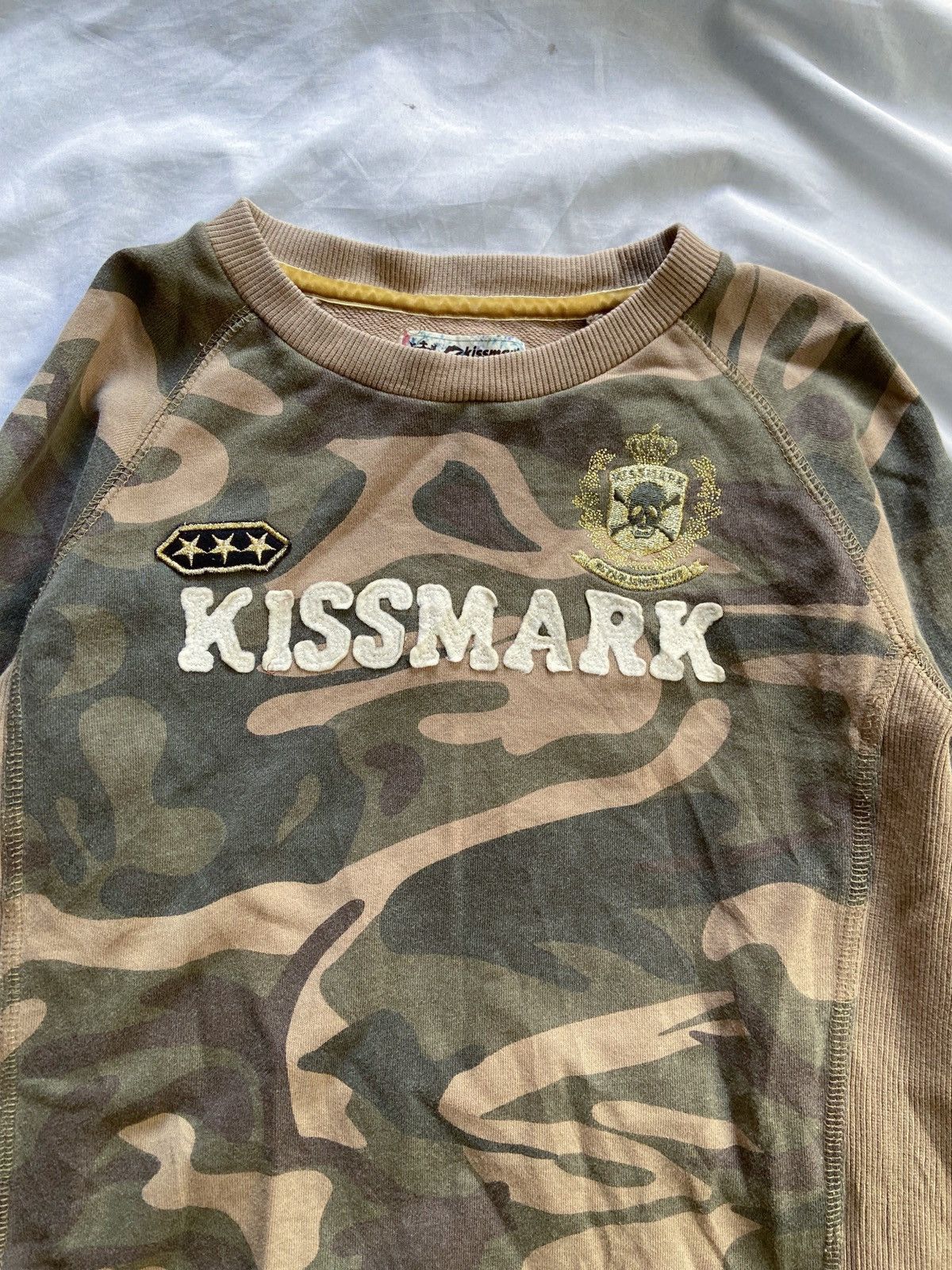 Japanese Brand JAPANESE KISS MARK ARMY SWEATSHIRT Size US S / EU 44-46 / 1 - 2 Thumbnail
