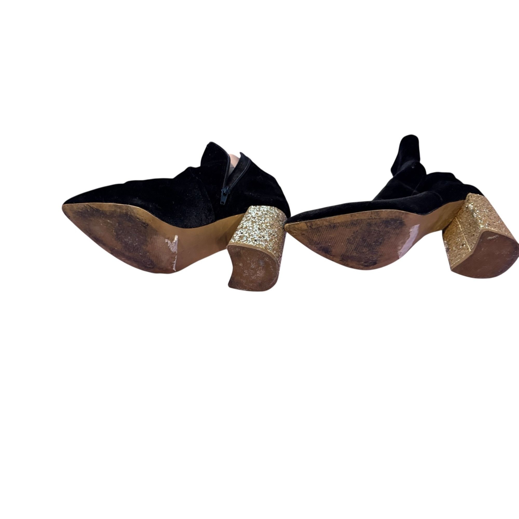 Betsey Johnson Betsey Johnson “Kacey” Velvet Ankle Booties – Size 9.5 Size US 9.5 / IT 39.5 - 5 Thumbnail