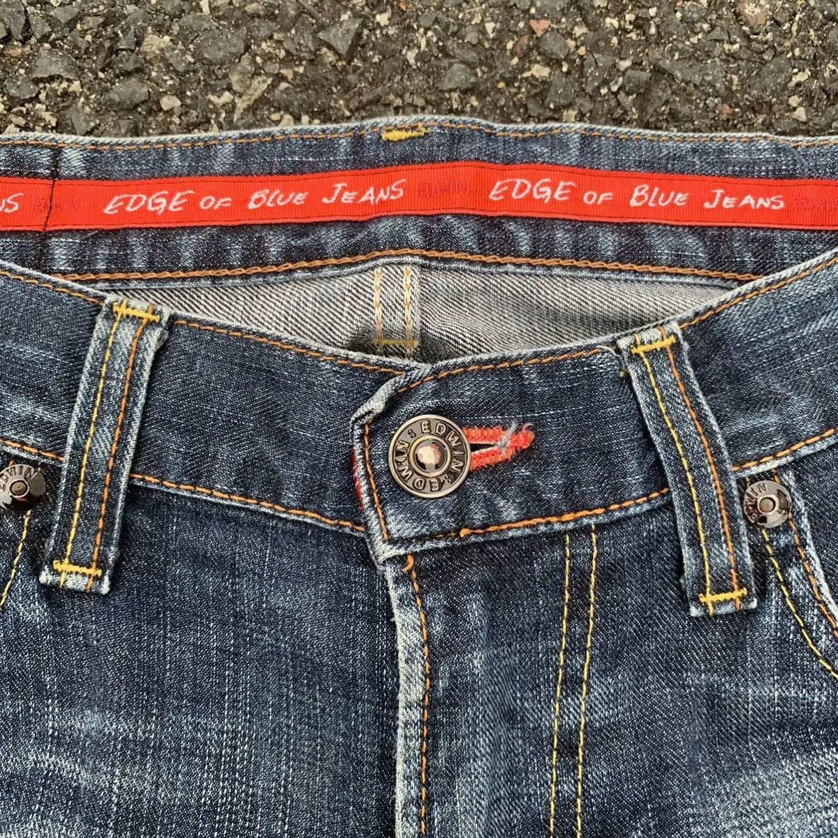 Pro Edge Vintage Edwin 512 Jeans 34x31 Mini Flare Denim Bootcut Pants Size US 34 / EU 50 - 6 Thumbnail
