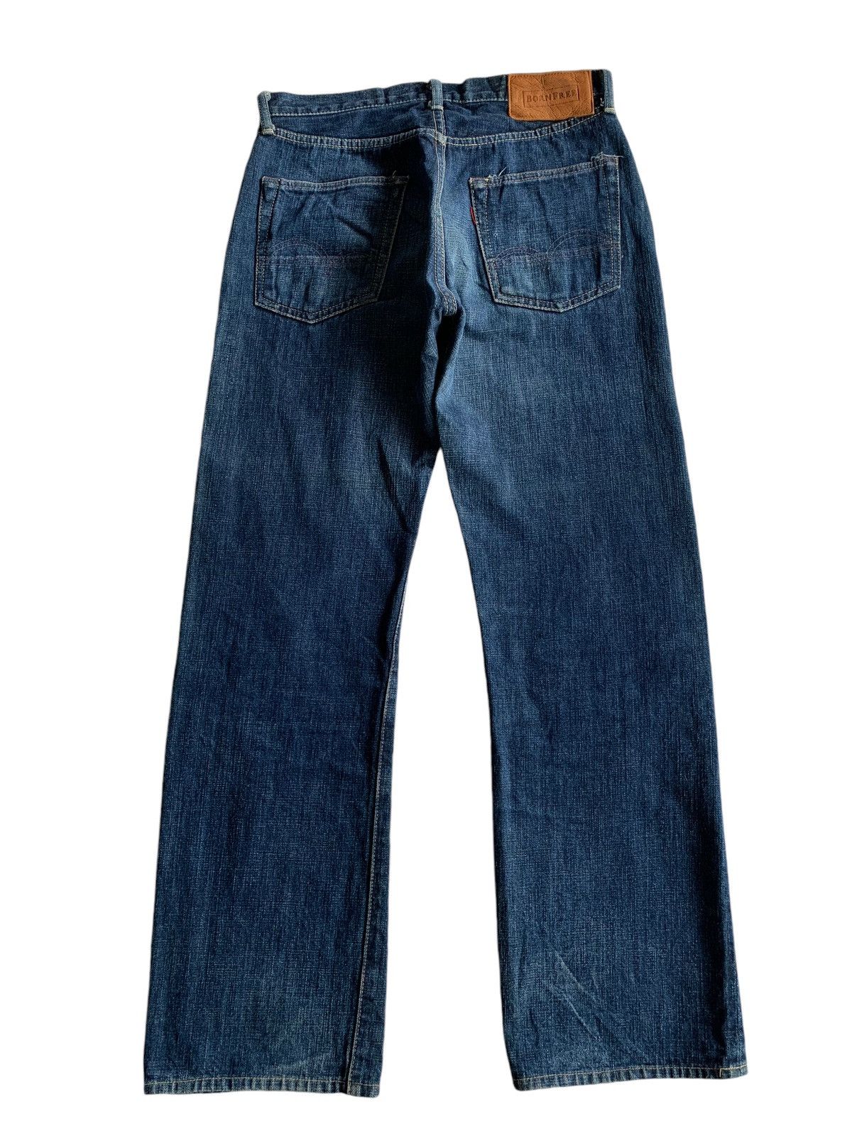 Japanese Brand × Jean BORN FREE 30TH ANNIVERSARY JAPANESE SELVEDGE DENIM Size US 31 - 2 Thumbnail