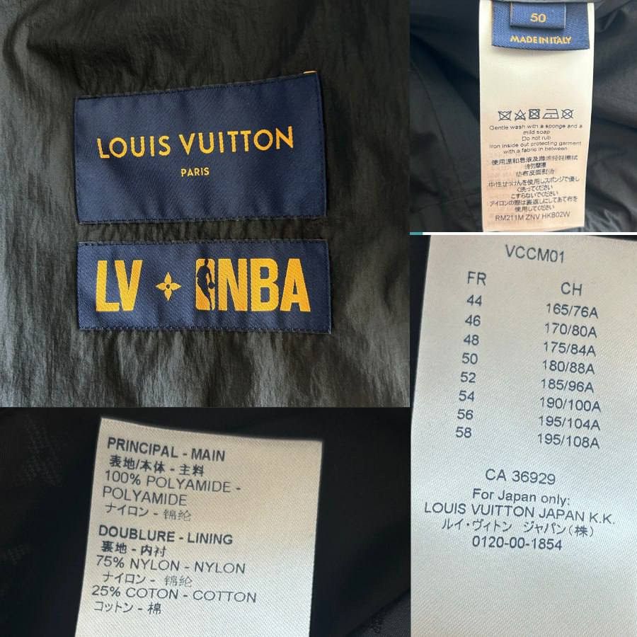 Louis Vuitton LOUIS VUITTON NBA BLACK MONOGRAM JACKET Size US XL / EU 56 / 4 - 3 Thumbnail
