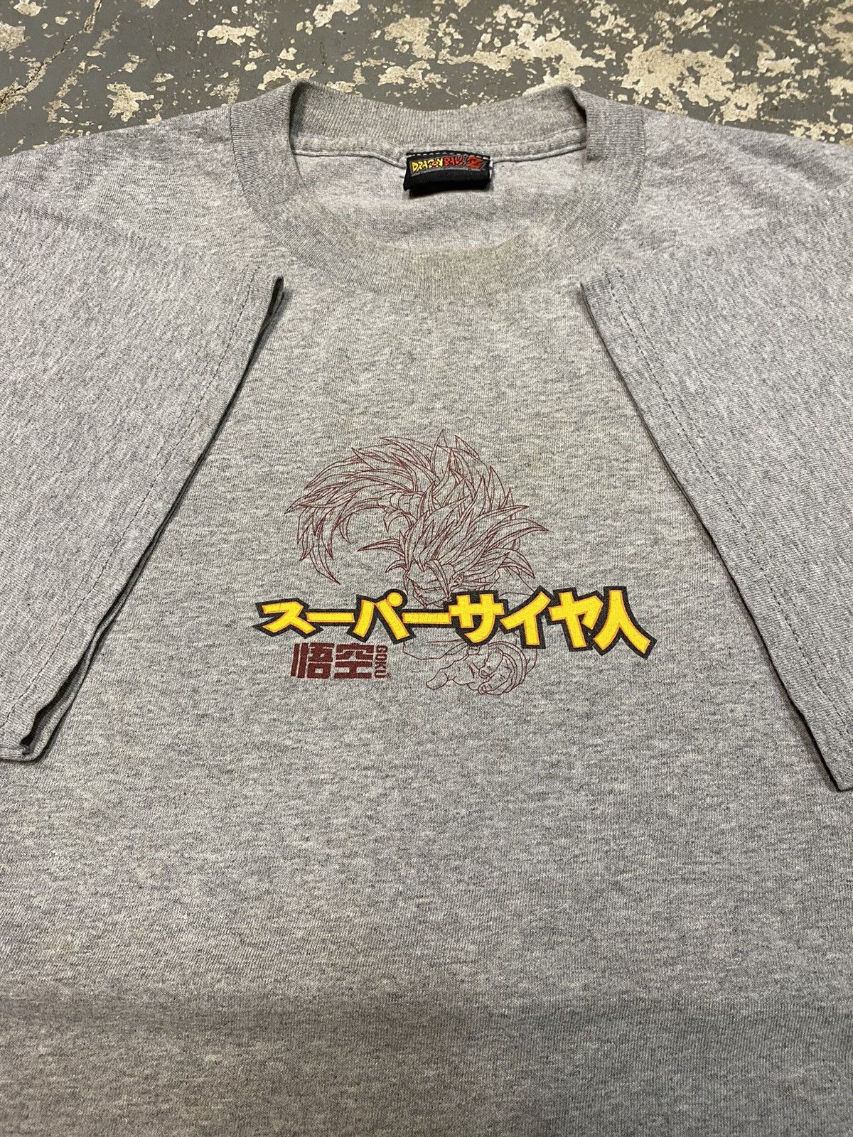 T-shirt Vintage Dragon Ball Z Super Sayan, Années 90, Taille M, Coton, Made In France