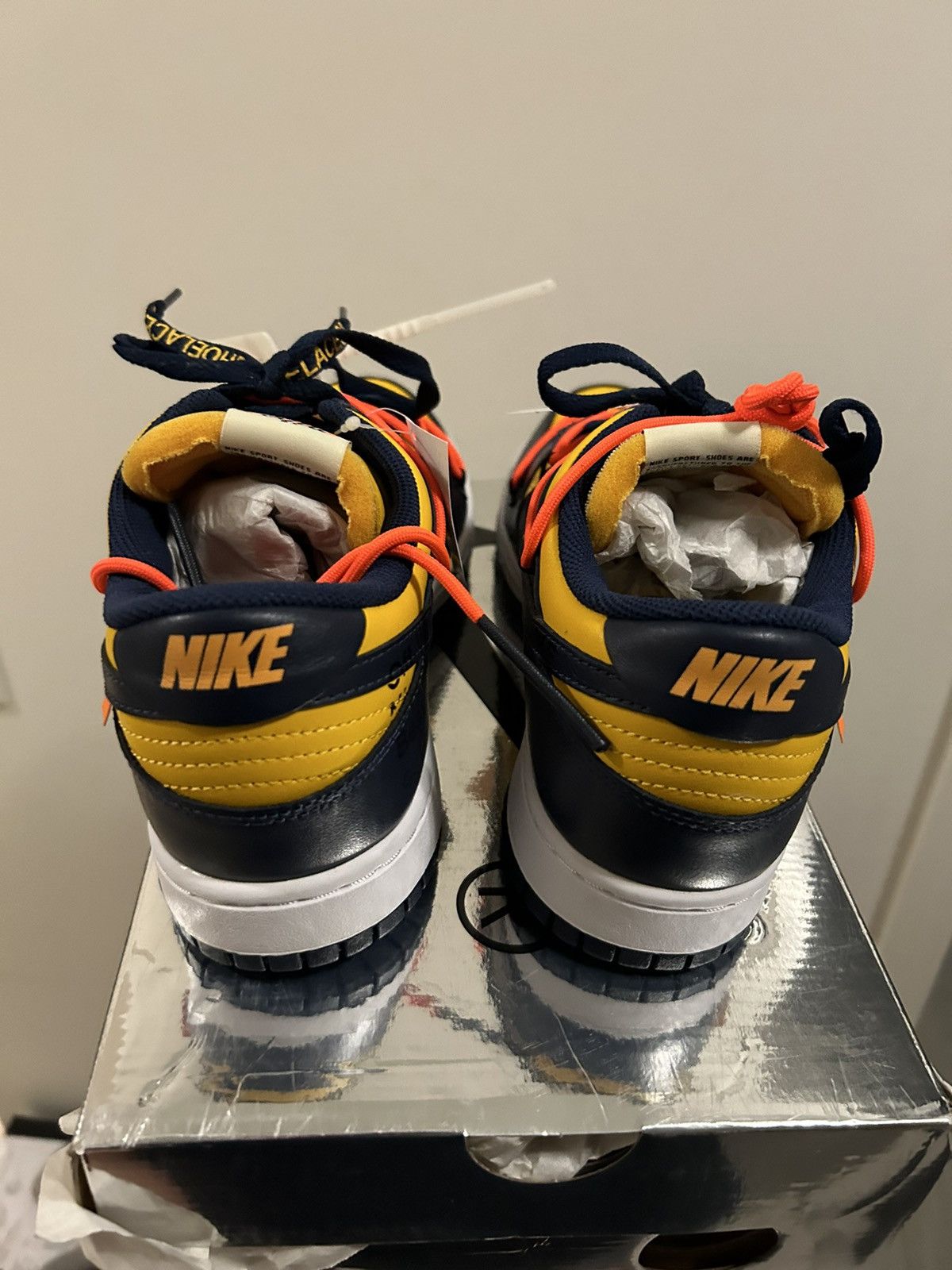 Nike × Off-White NIKE x OFF-WHITE Virgil Abloh Dunk low Size US 9 / EU 42 - 12 Thumbnail