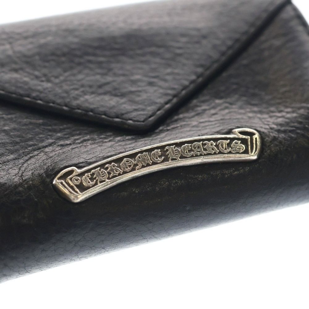 Chrome Hearts CHROME HEARTS Black Leather Wallet BCA372 Size ONE SIZE - 6 Thumbnail