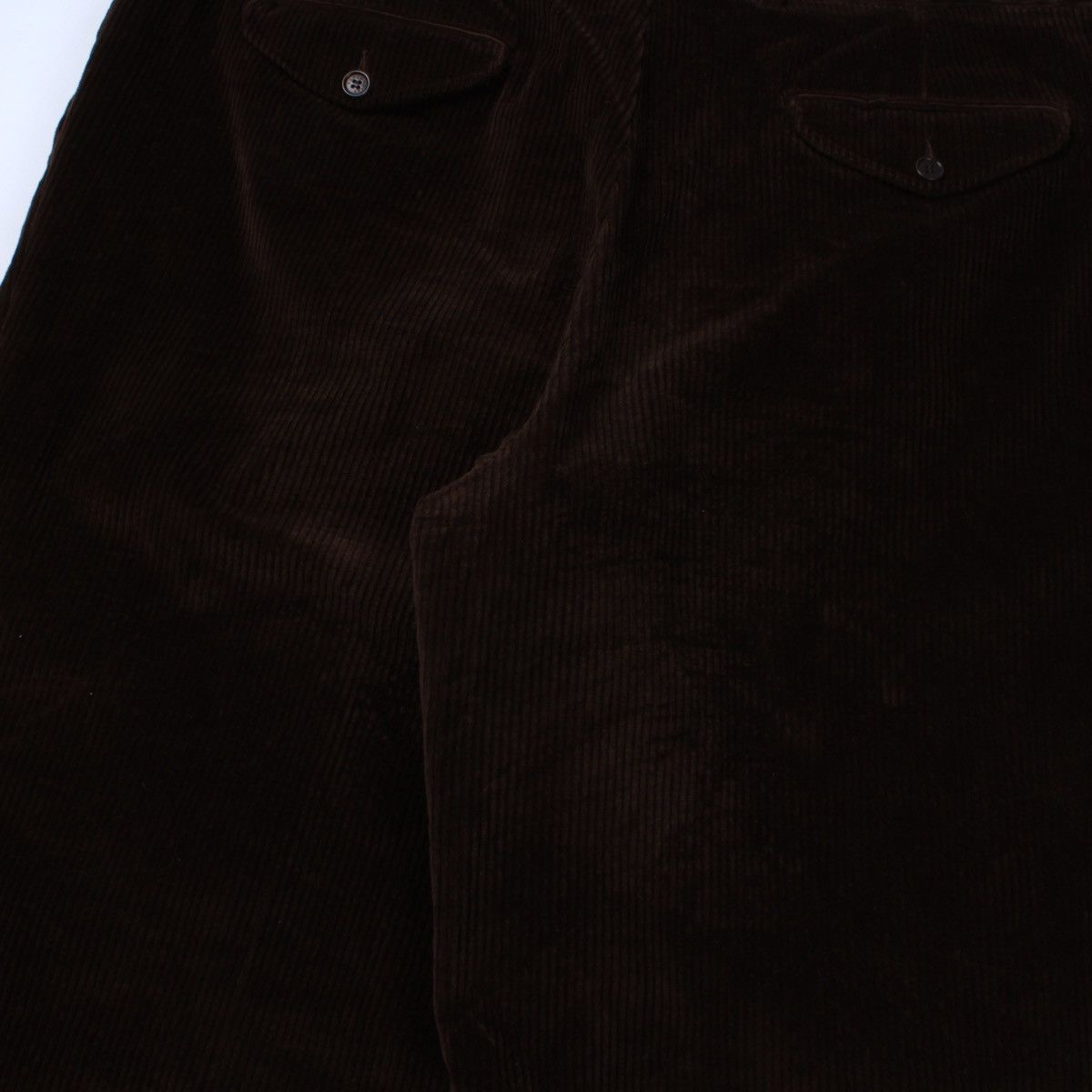 Designer × Paul & Shark × Vintage PAUL & SHARK Velvet Vintage Brown Pants Trousers Elasticized Size US 44 / EU 60 - 15 Thumbnail