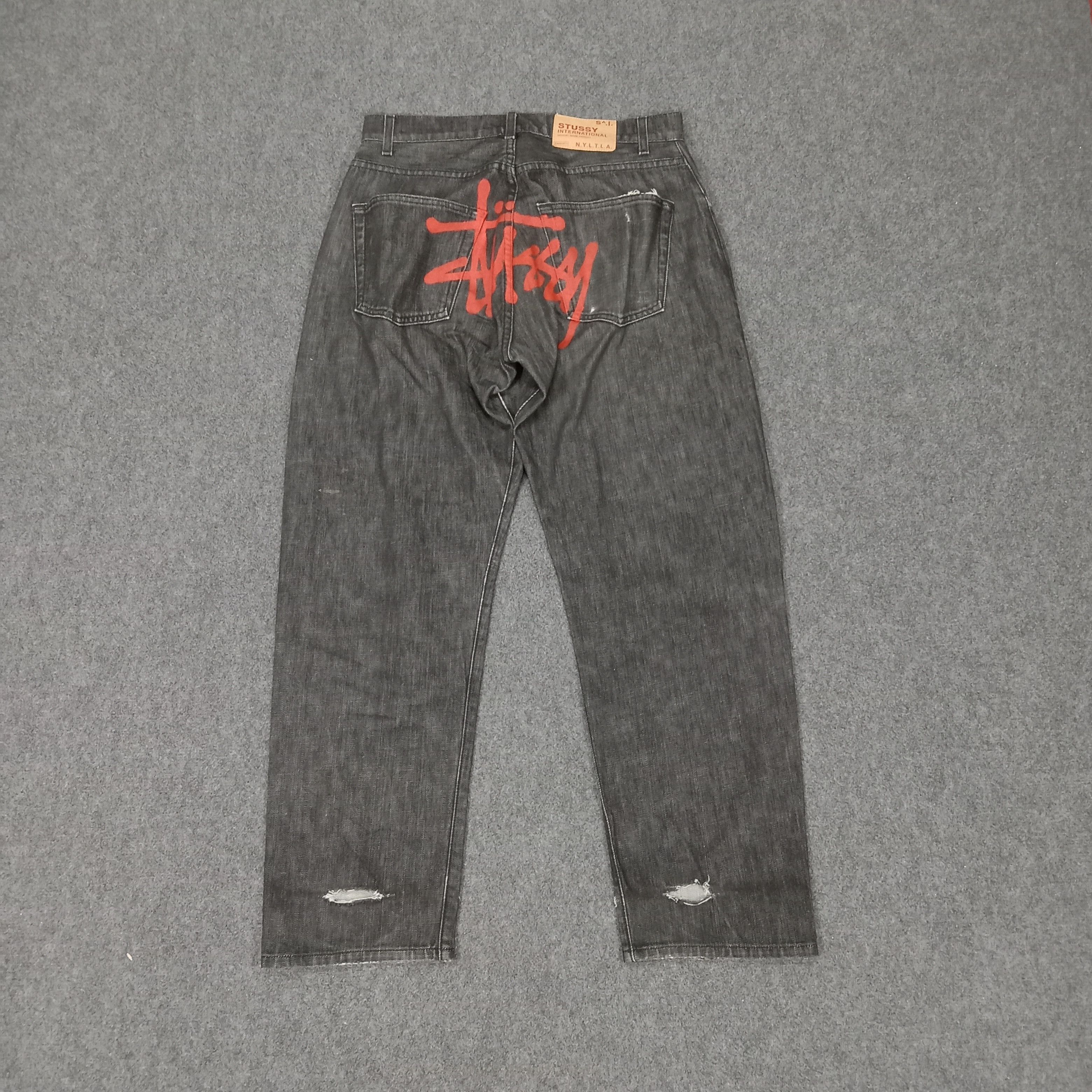 Stussy Stussy American Streetwear Style Baggy Denim Jeans Size US 32 / EU 48 - 1 Thumbnail