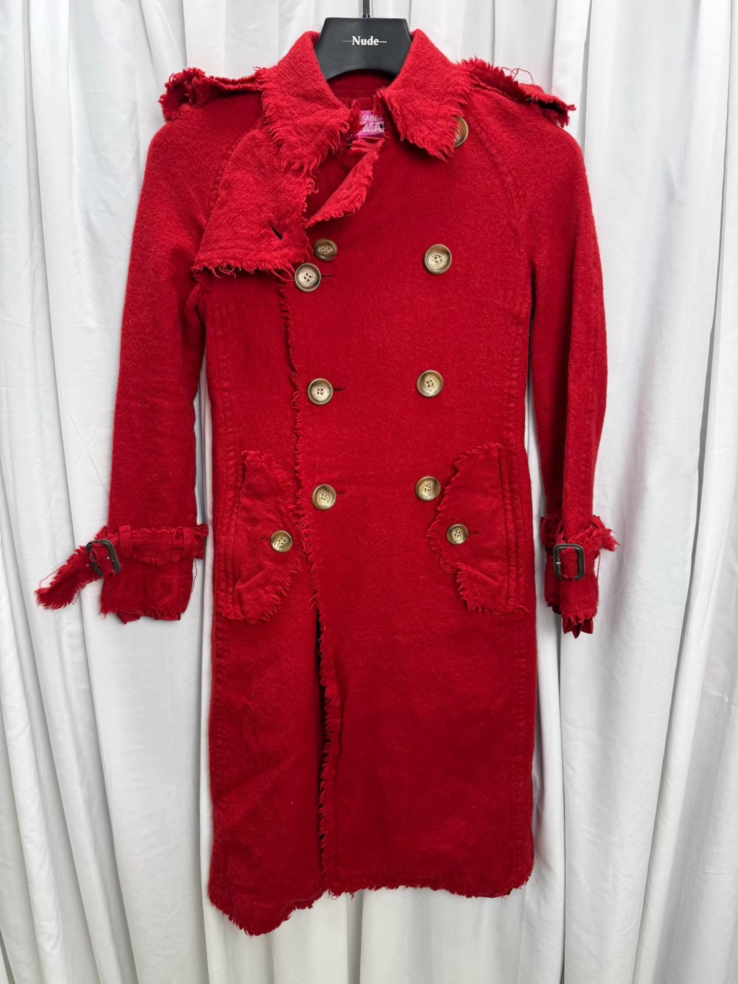 Junya Watanabe Junya Watanabe 04AW Distressed Merino Coat K20 Size US S / EU 44-46 / 1 - 1 Thumbnail