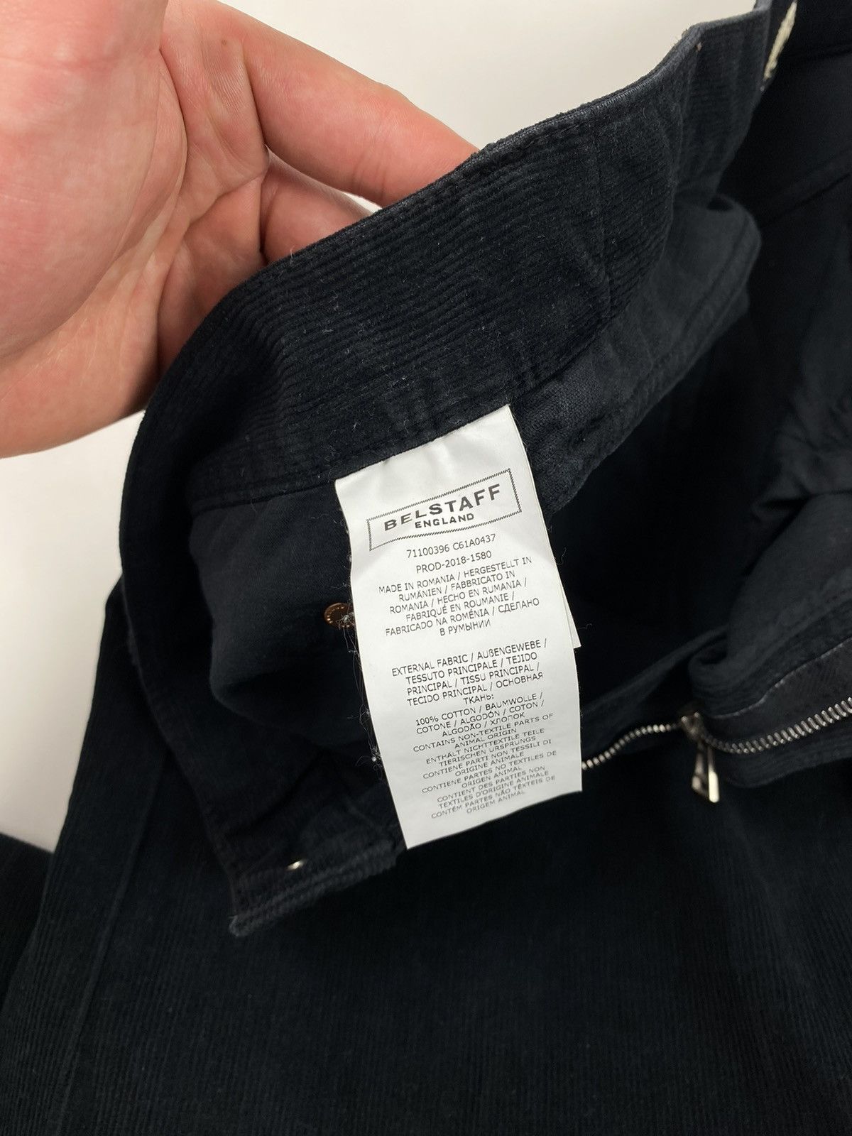 Belstaff Belstaff Corduroy Black Pants Size US 35 - 7 Thumbnail