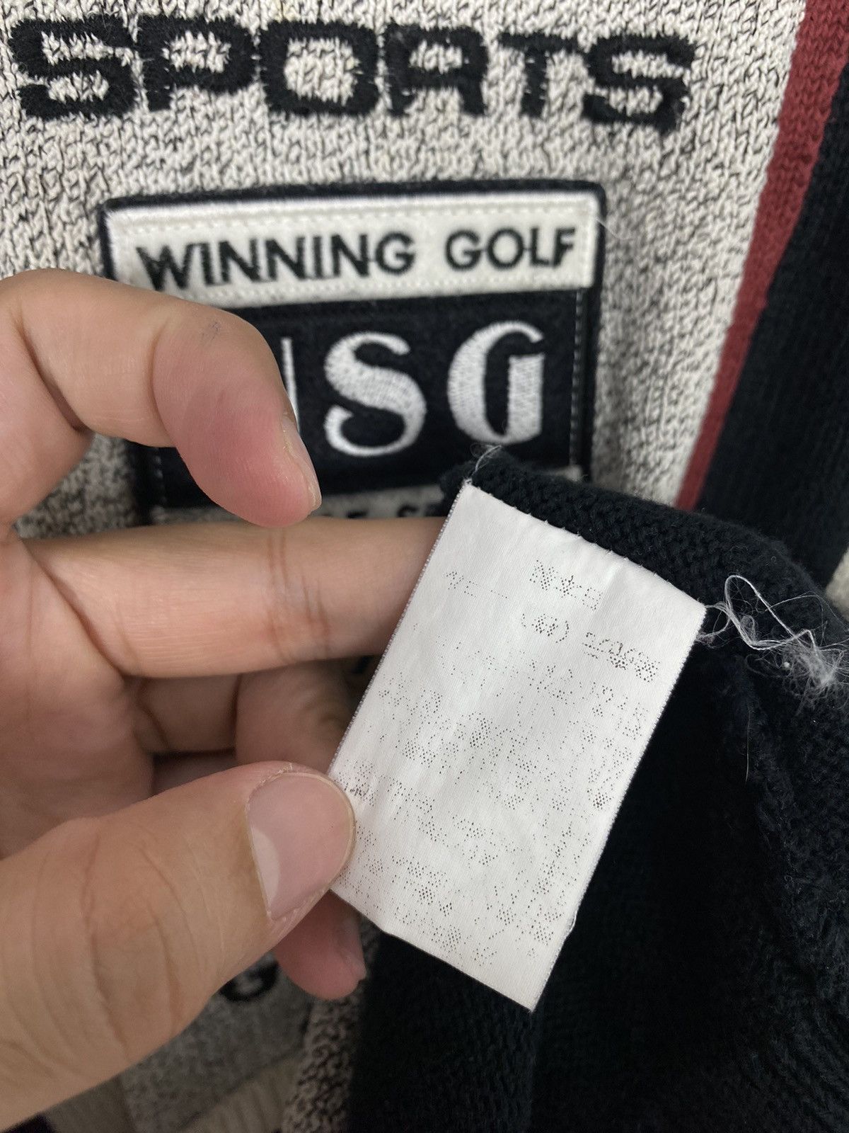 Japanese Brand Nicole Sport Golf Stripe Big Logo Sweatshirt Made Japan Size US M / EU 48-50 / 2 - 6 Thumbnail