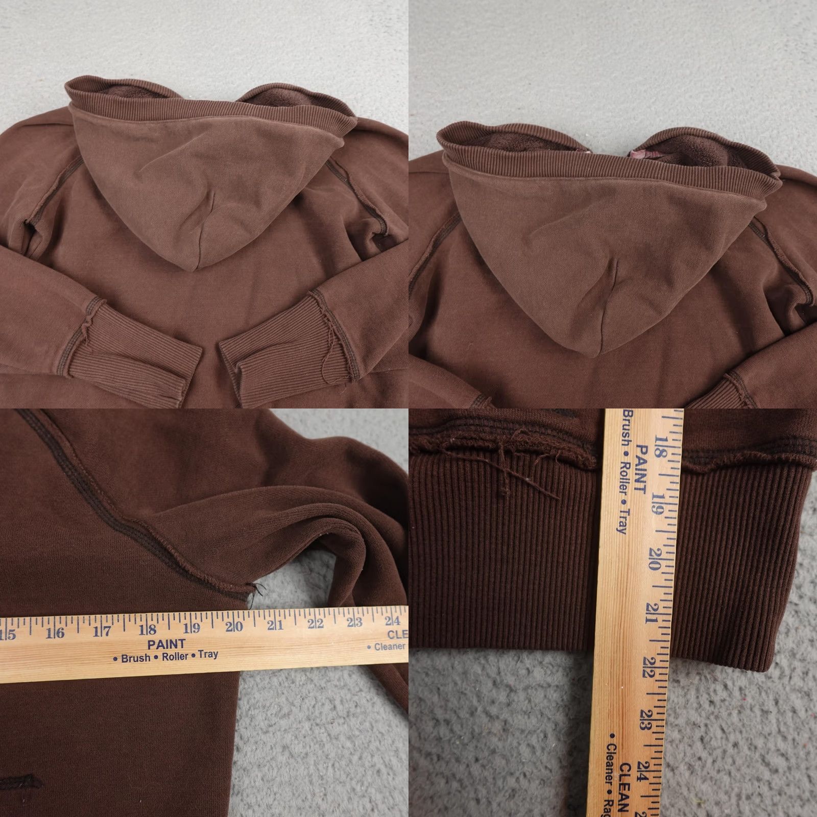 American Eagle Outfitters American Eagle Outfitters Hoodie Womens Medium Brown Fleece Lined Pullover Sweatshirt Y2K Vintage: No Size M / US 6-8 / IT 42-44 - 8 Thumbnail