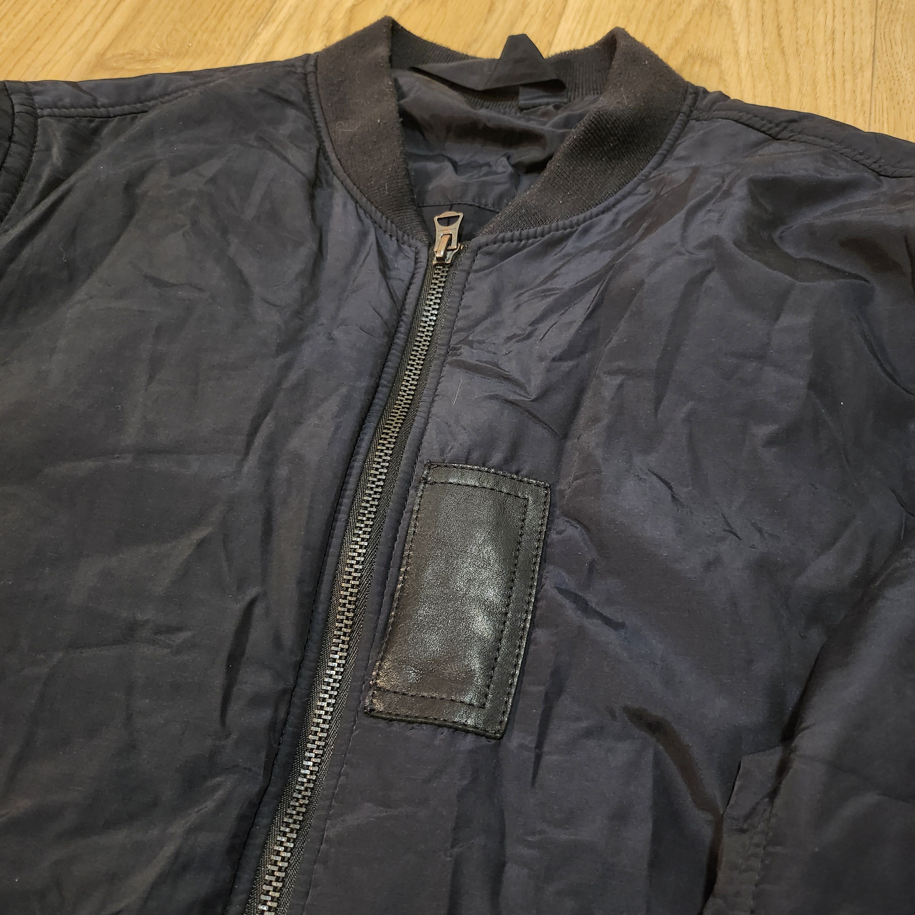Acne Studios Acne Studios Silas PSS15 Light Black Nylon Bomber Jacket Size US L / EU 52-54 / 3 - 4 Thumbnail