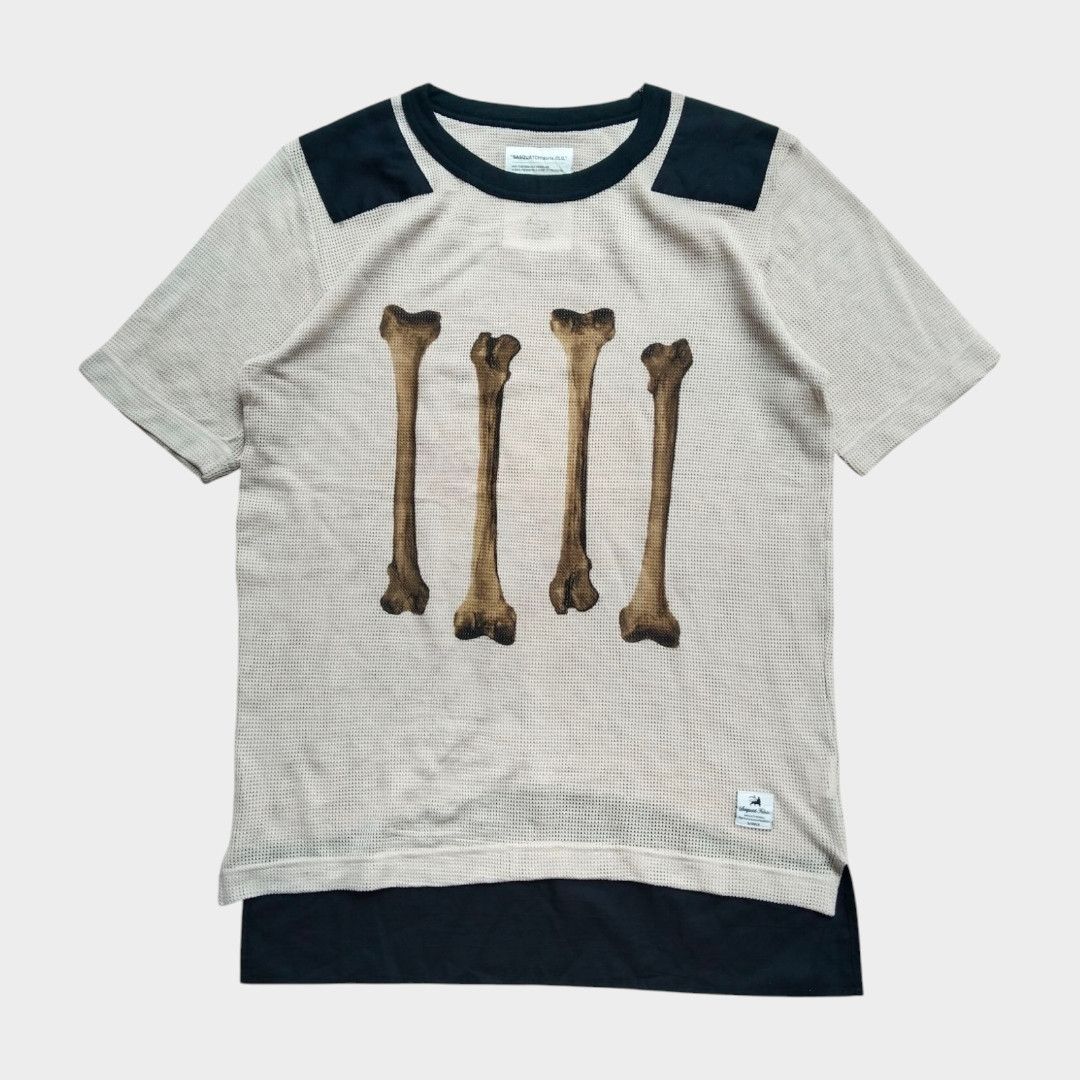 Japanese Brand × Sasquatchfabrix Sasquatchfabrix SS10 jolly Rogers mesh Tshirt Size US M / EU 48-50 / 2 - 1 Thumbnail