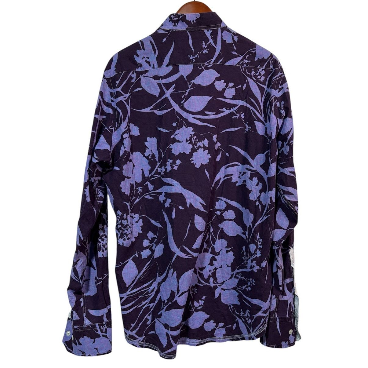 Georg Roth Size L | GEORG ROTH Men's Button Front Abstract Floral Shirt Size US L / EU 52-54 / 3 - 2 Thumbnail