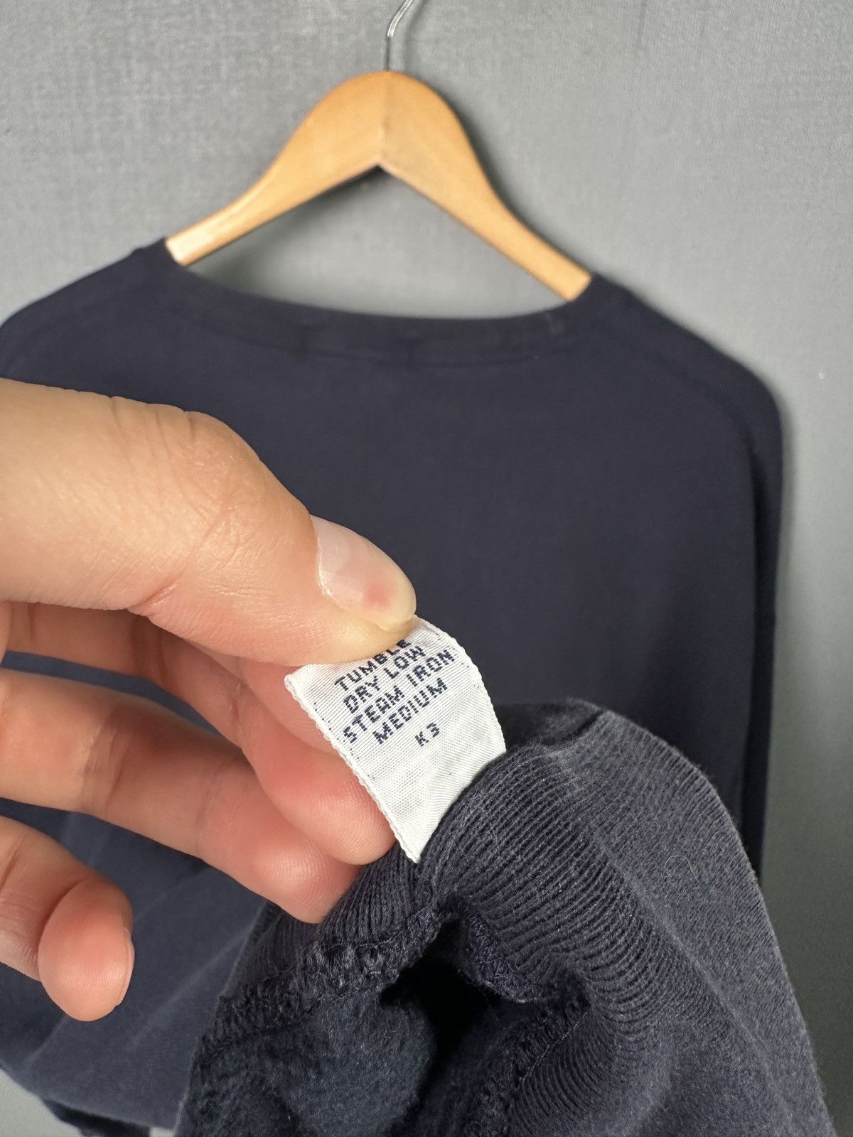 Polo Ralph Lauren 90s POLO RALPH LAUREN Distressed Sweatshirt Navy Blue XL Size US XL / EU 56 / 4 - 11 Thumbnail