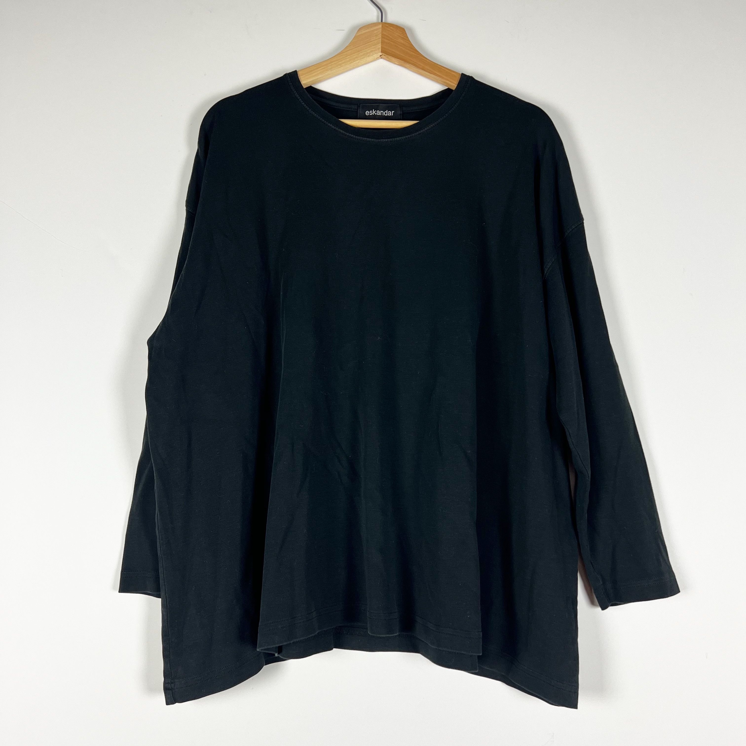 eskandar Eskandar Women's Cotton Knit Stretch Crew Size L / US 10 / IT 46 - 1 Thumbnail