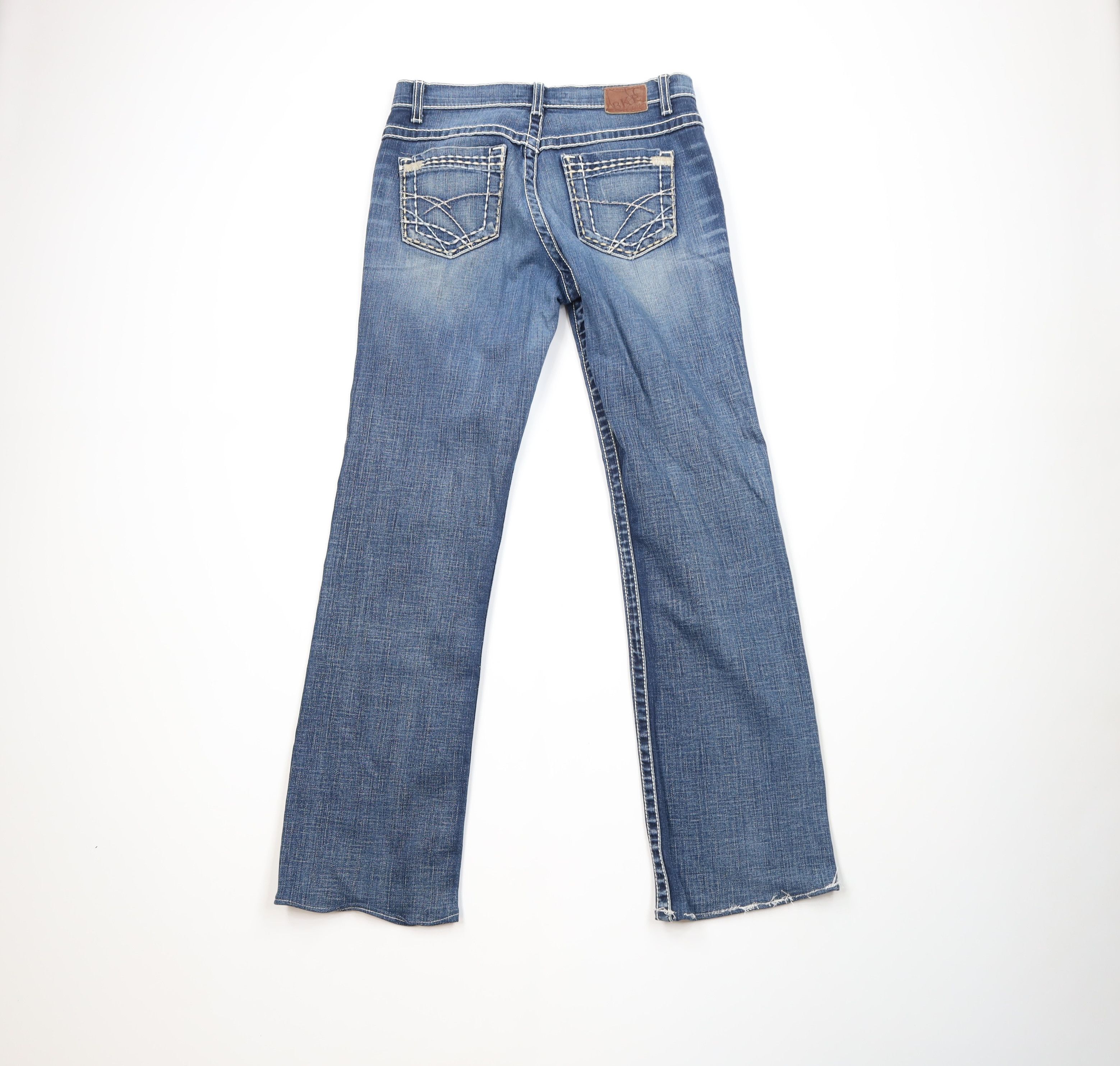 Vintage Vintage Y2K Buckle BKE Drew Bootcut Flared Jeans Blue Size 29" - 10 Thumbnail
