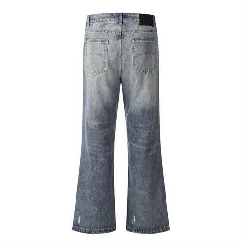 Japanese Brand × Jean Men's hippie distressed loose washed ripped bootcut jeans Size US 34 / EU 50 - 3 Thumbnail