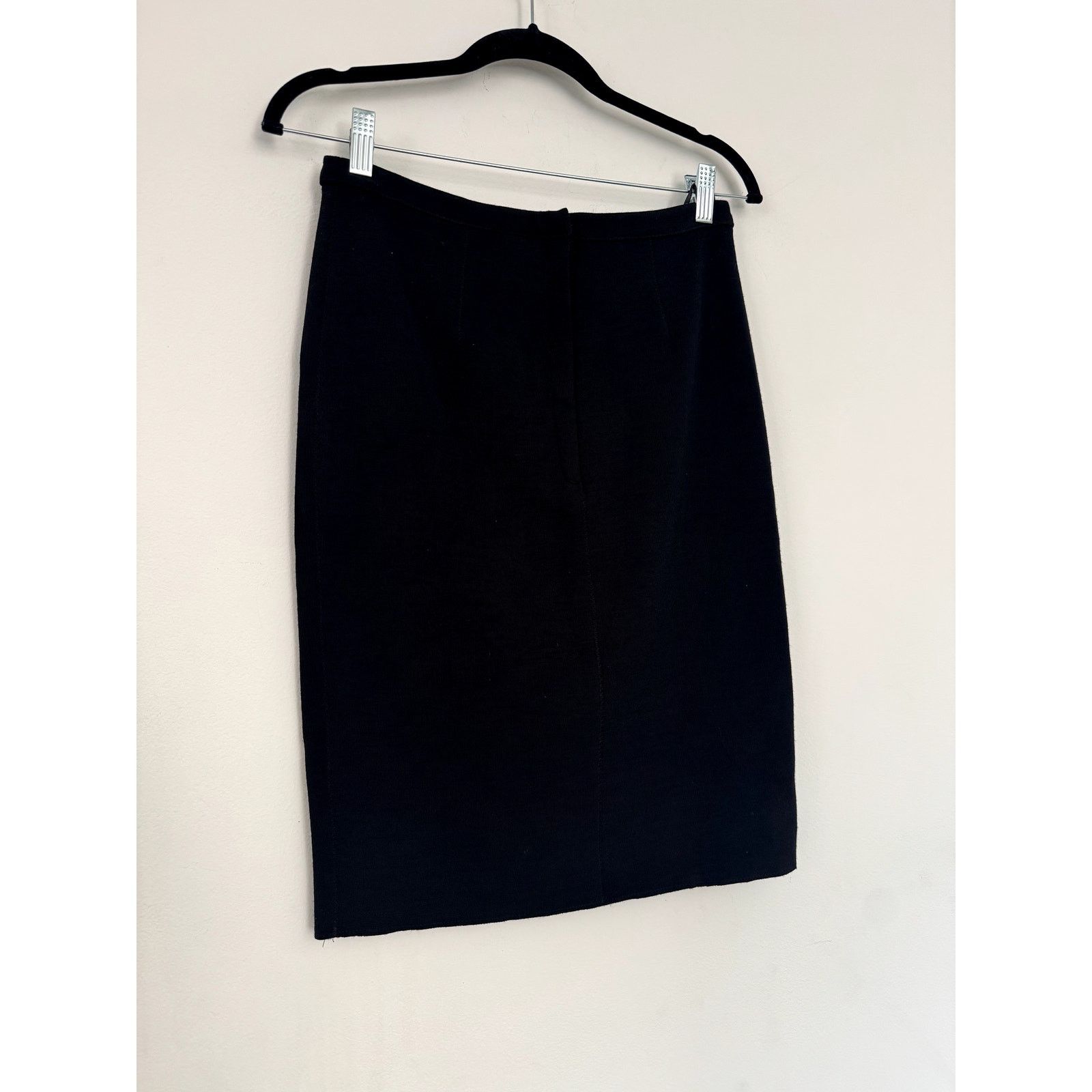 Lanvin Lanvin Wool Knee-Length Pencil Skirt -Size T36 Size 26" / US 2 / IT 38 - 2 Thumbnail