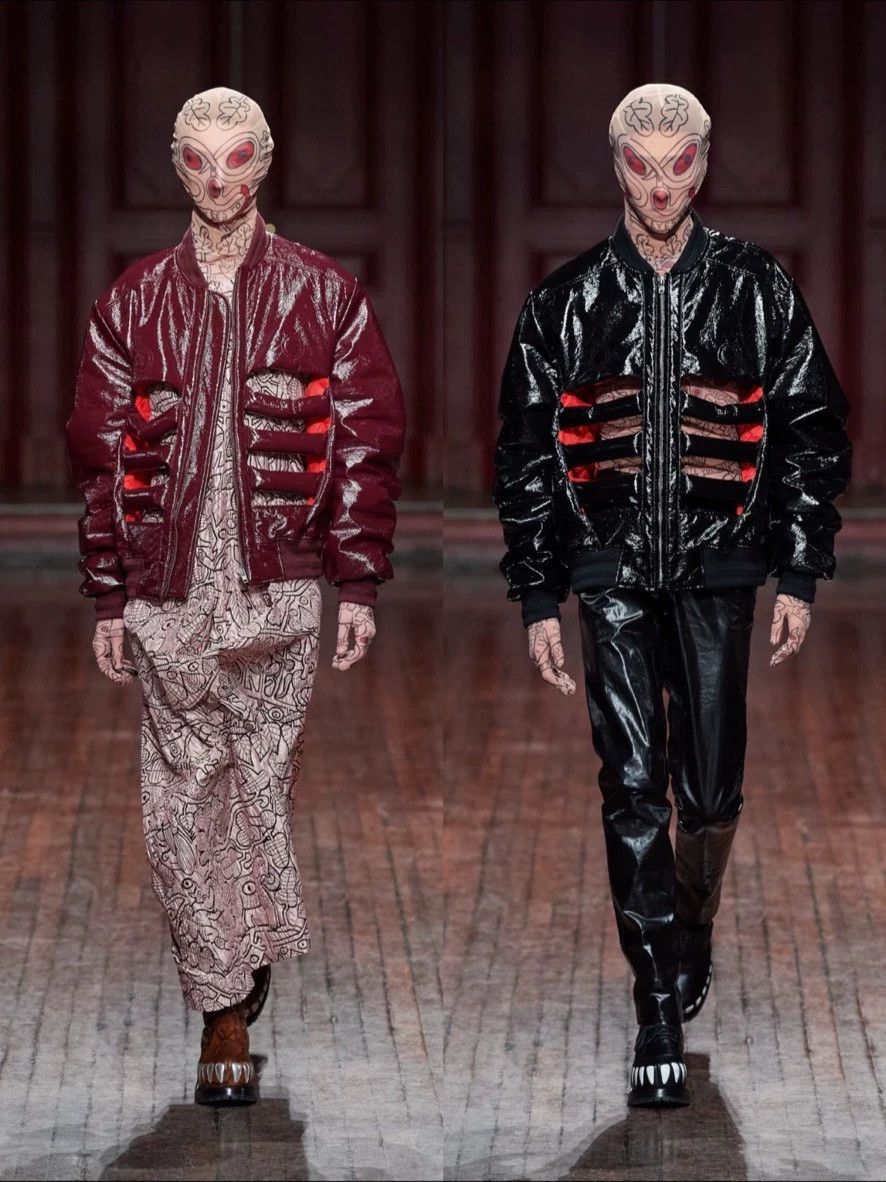 Walter Van Beirendonck WVB W&LT FW2023 Irregular Cutout Fun Jacket New M Size US M / EU 48-50 / 2 - 2 Thumbnail