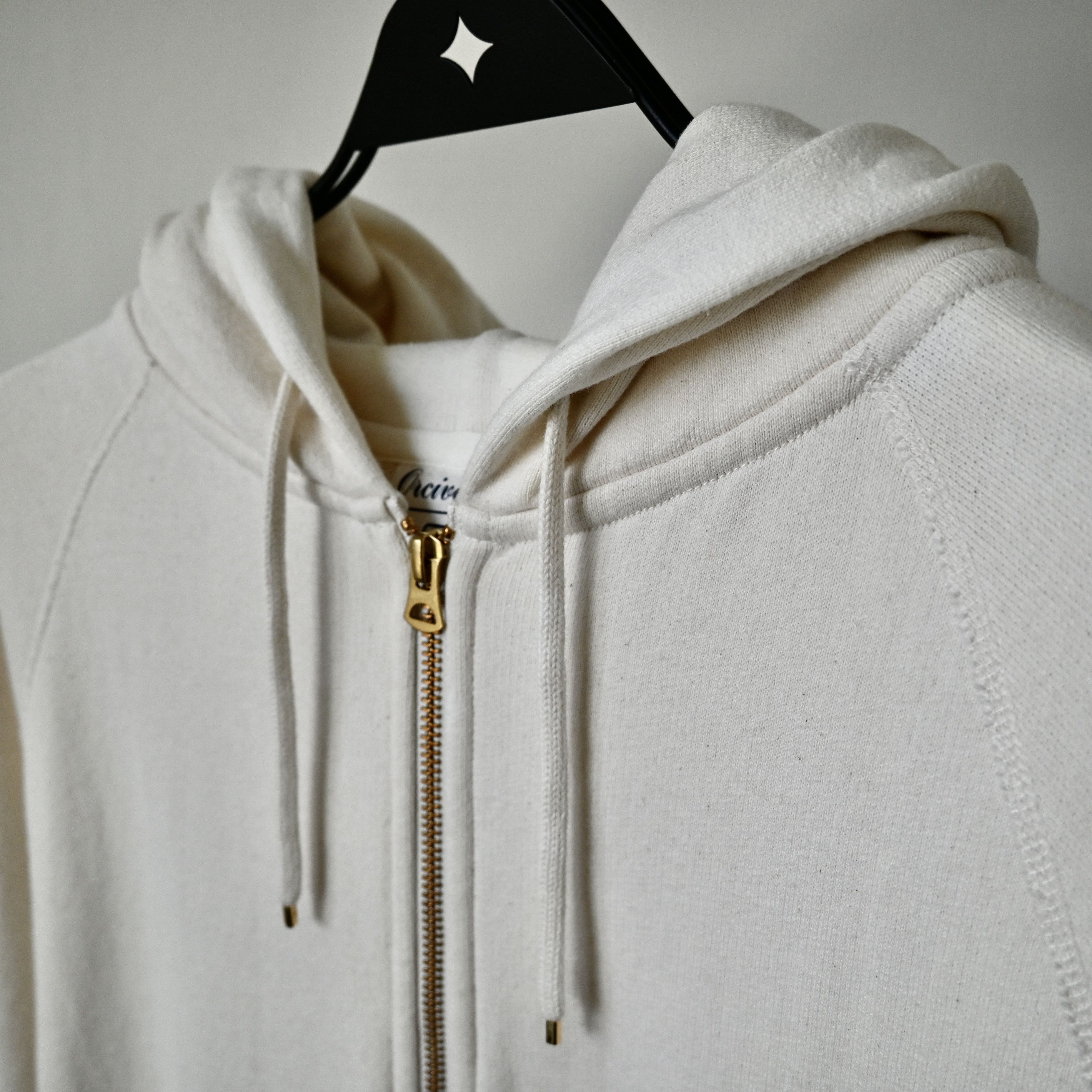 Orcival ORCIVAL loopwheeled ecru cotton zip-up hoodie Size S / US 4 / IT 40 - 4 Thumbnail