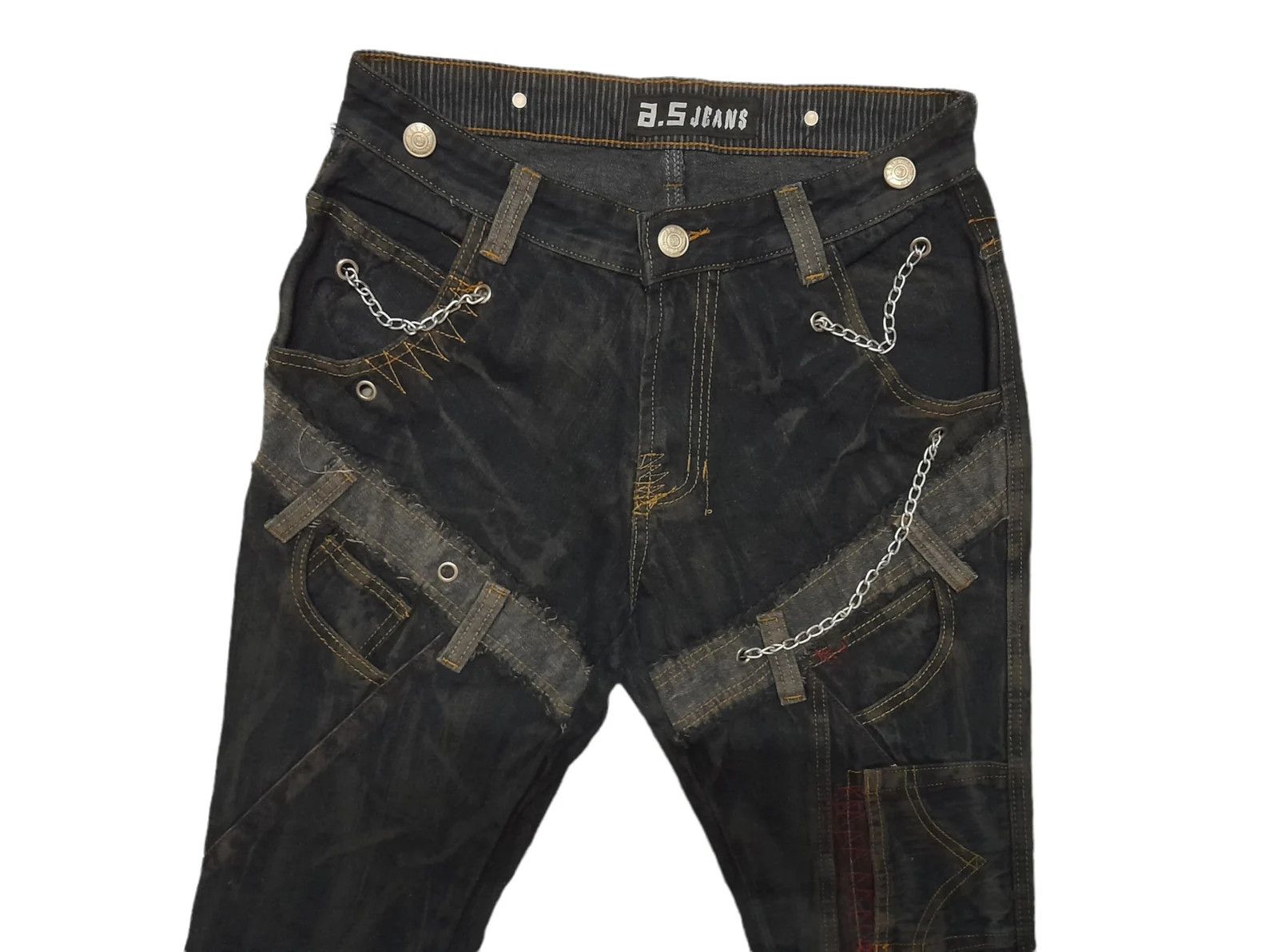 Seditionaries Aston Punk Denim Distressed (E122) W30 Size US 30 / EU 46 - 7 Thumbnail