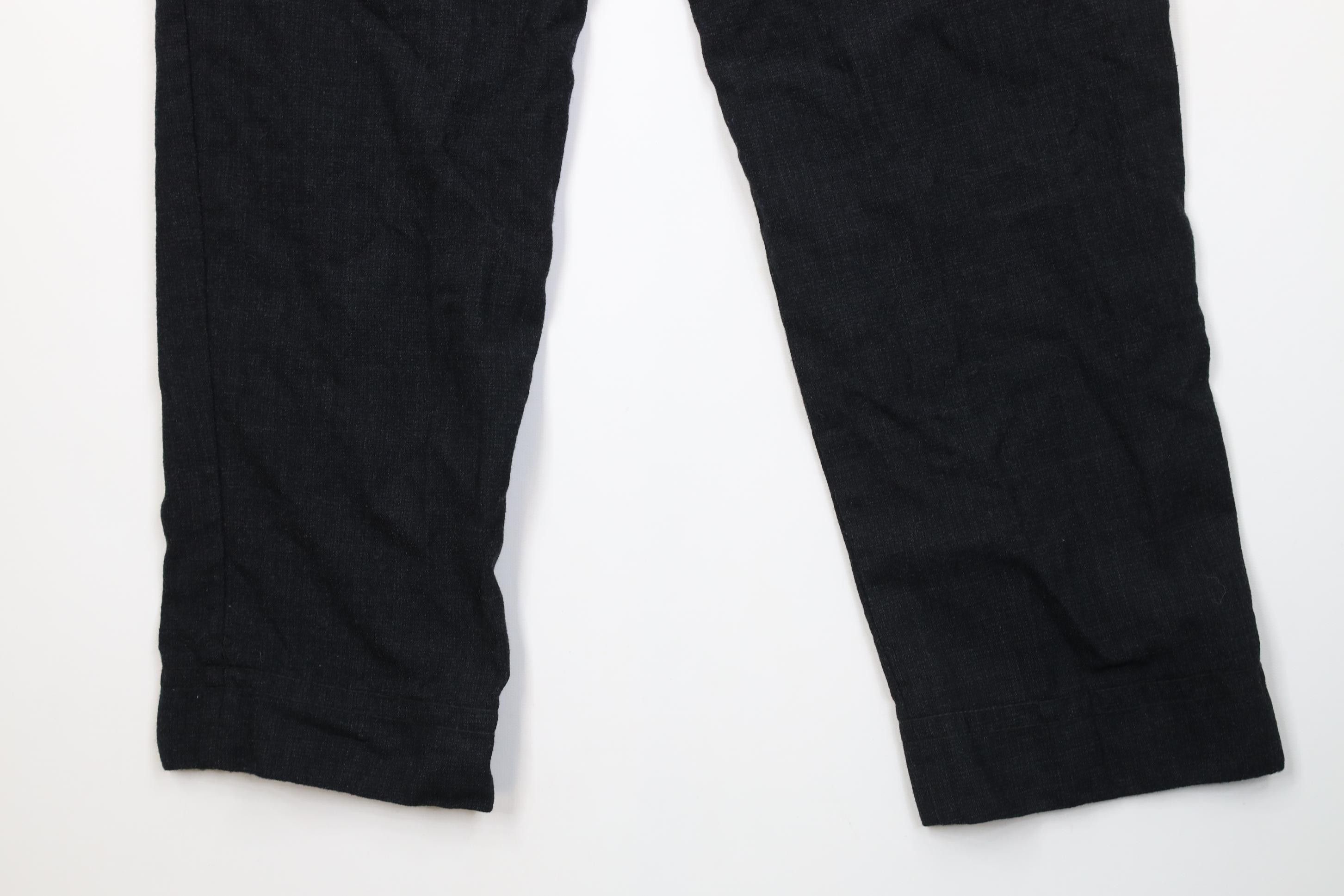 Vintage Vintage 90s Streetwear Straight Leg Chino Pants Dark Gray Size US 29 - 14 Thumbnail