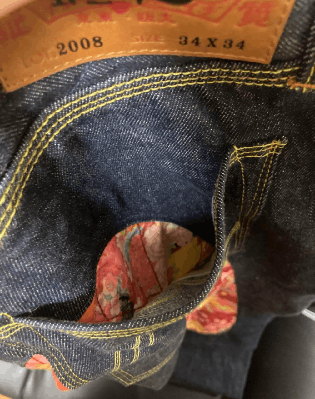 Evisu Evisu Jeans 34 Daikoku Embroidery Limited Edition Size US 34 / EU 50 - 6 Thumbnail