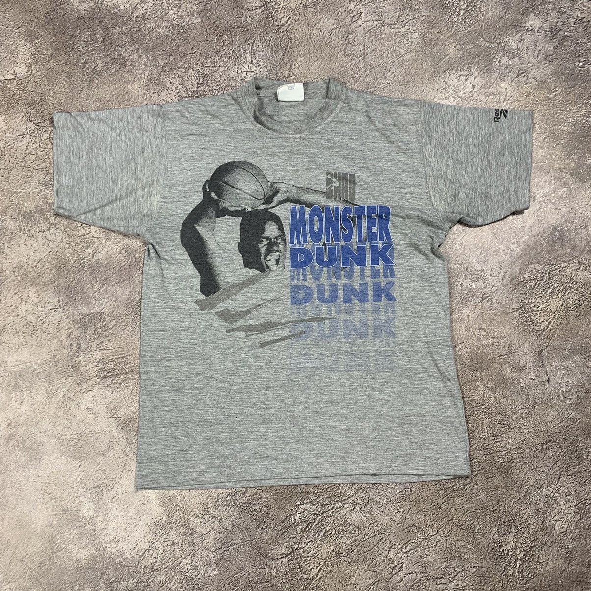 Vintage Vintage 90s Shaq ONeal Graphic Tee Sun Faded Streetwear XL Size US XL / EU 56 / 4 - 1 Thumbnail